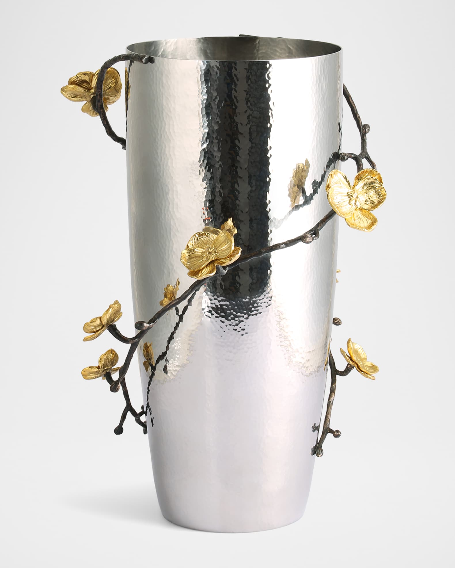 Gold Orchid Centerpiece Vase 1
