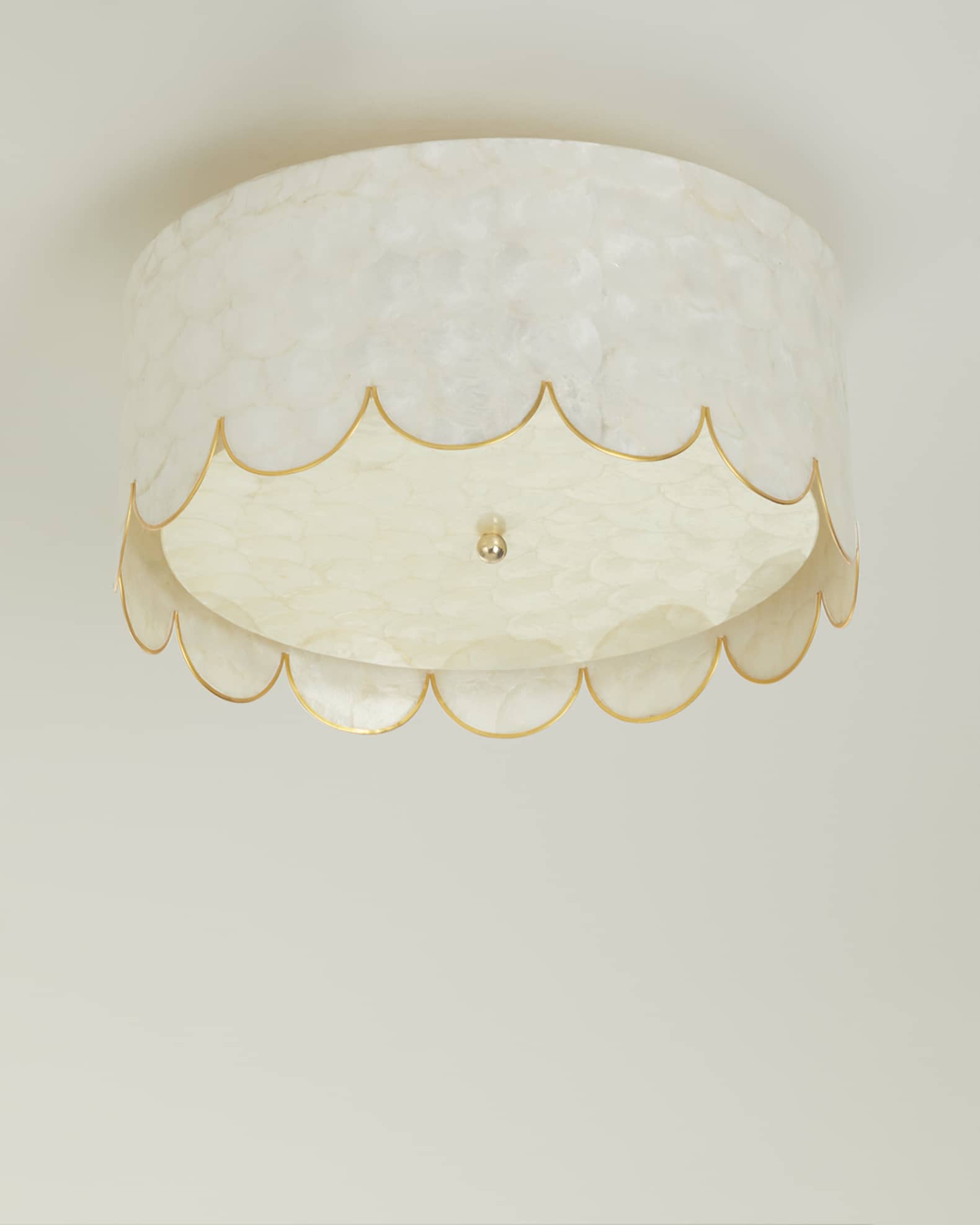 Scallop Flush Mount