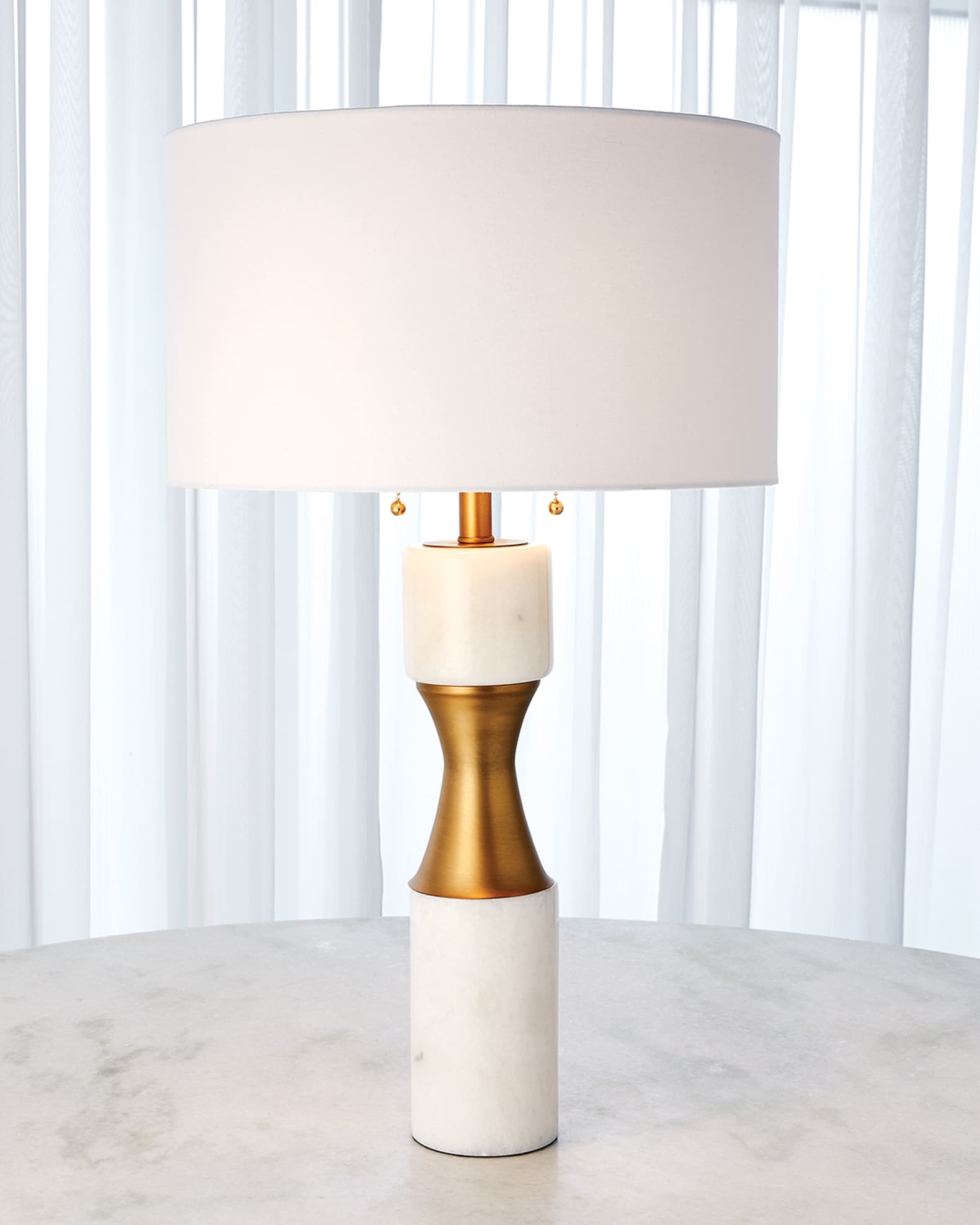 White Marble Lamp 1