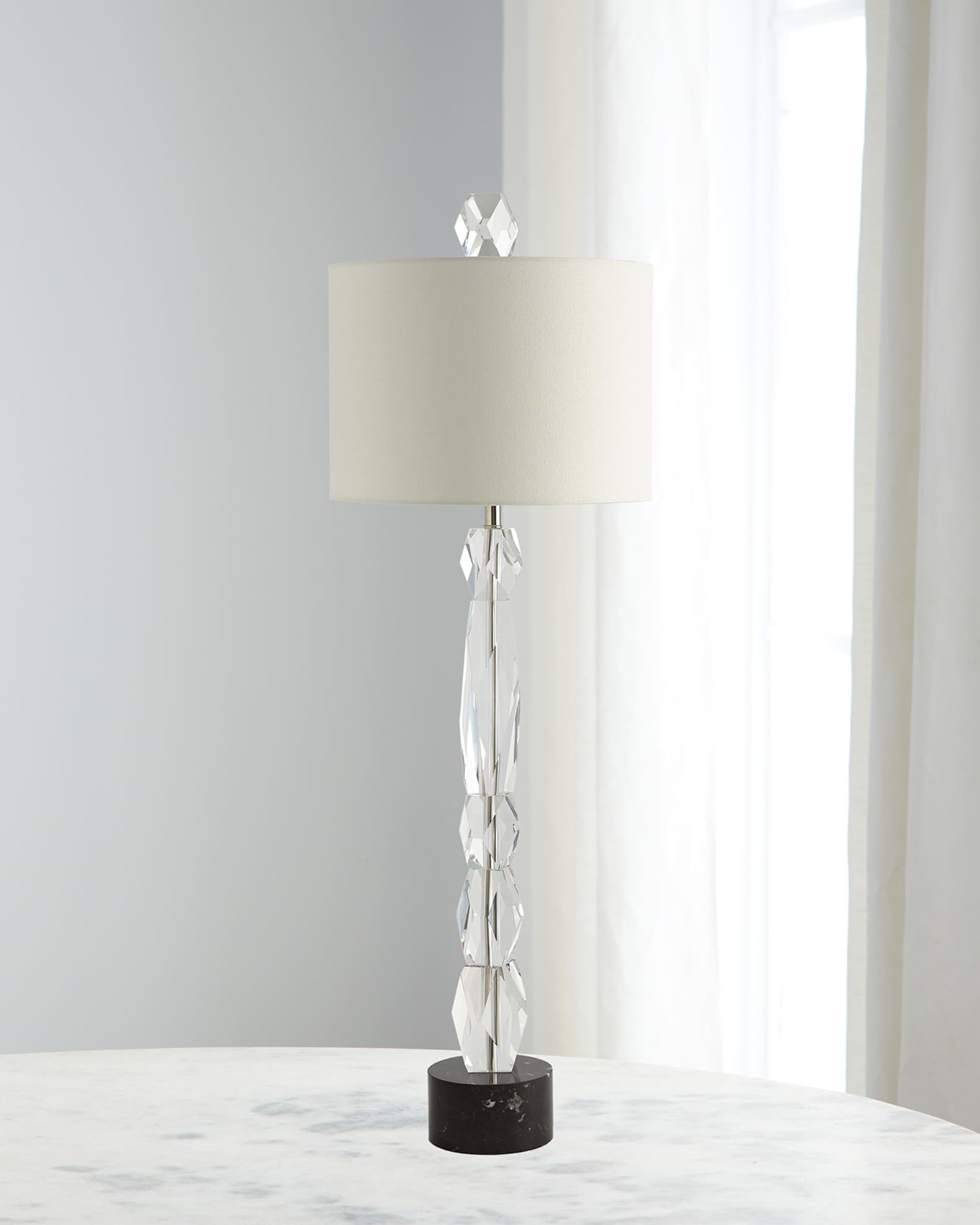Stacked Crystal Lamp 1