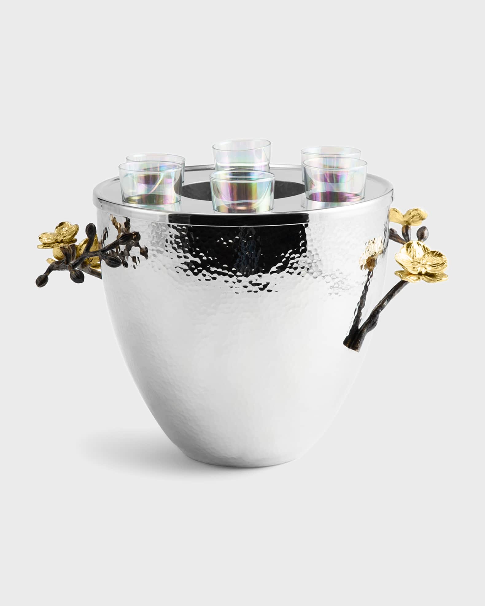 Michael Aram Gold Orchid Vodka Service | Neiman Marcus
