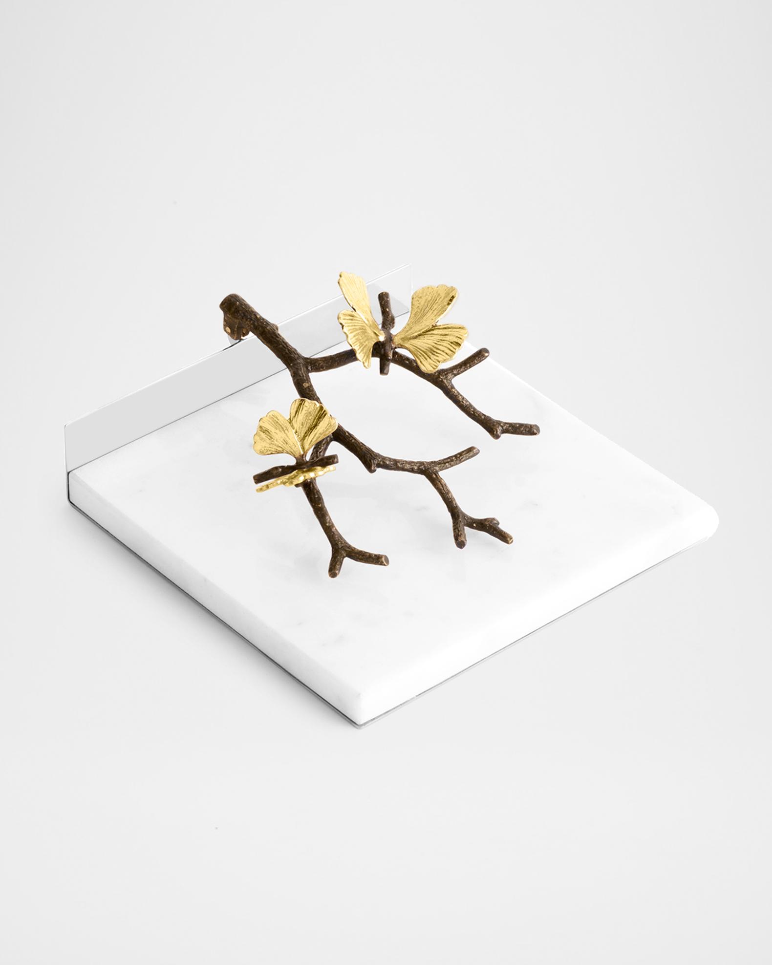 Michael Aram Butterfly Ginkgo Dinner Napkin Holder | Neiman Marcus