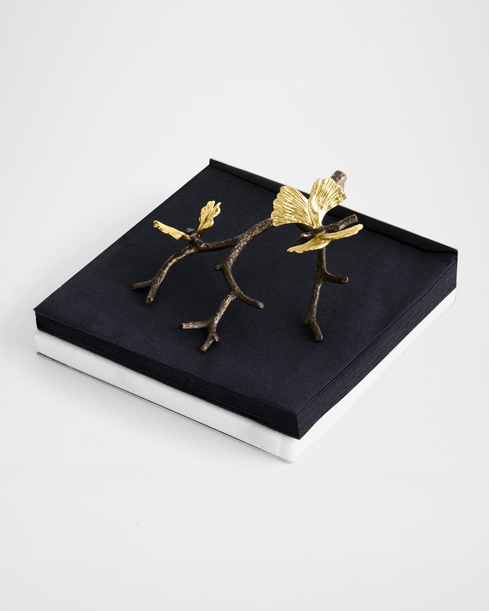 Michael Aram Butterfly Ginkgo Dinner Napkin Holder | Neiman Marcus