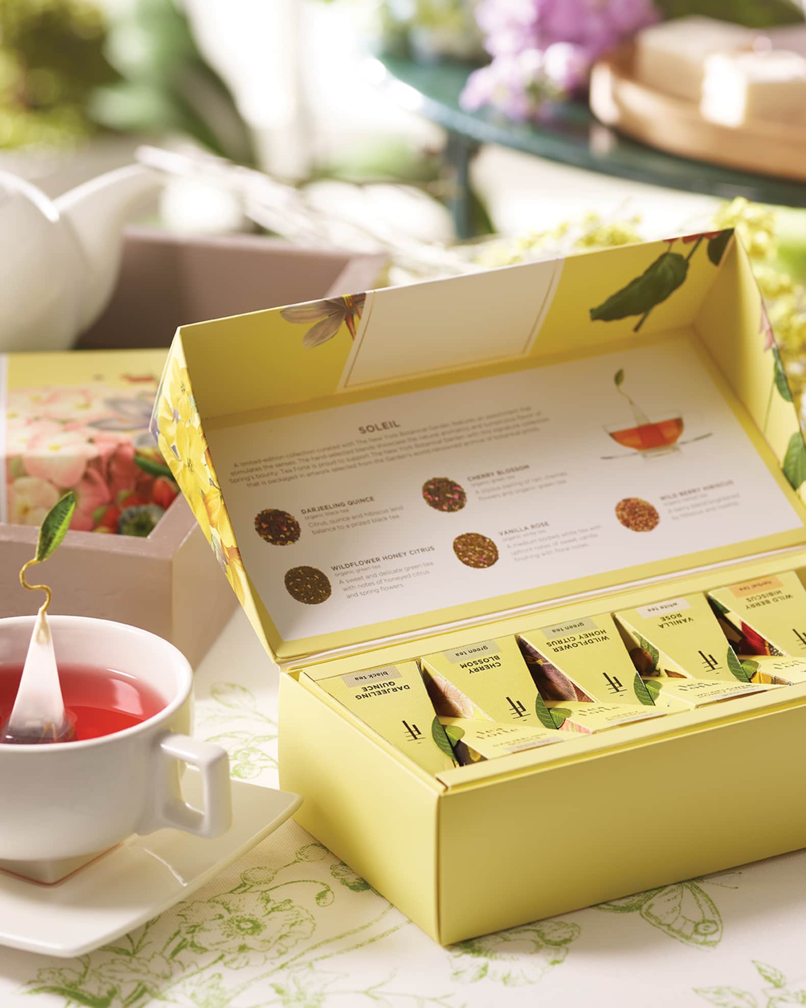 Tea Forte Soleil Petite Presentation Box Neiman Marcus