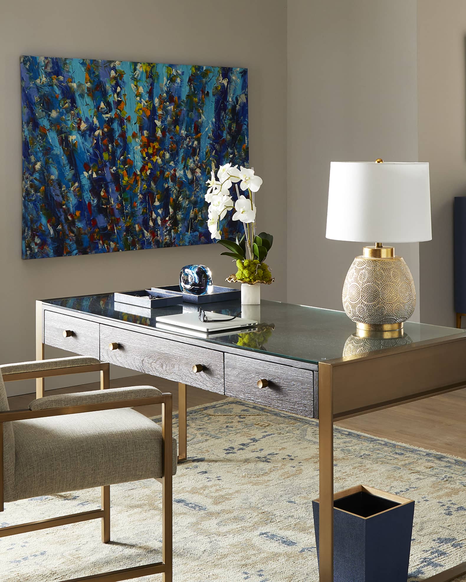 Hooker Furniture Curata Writing Desk Neiman Marcus