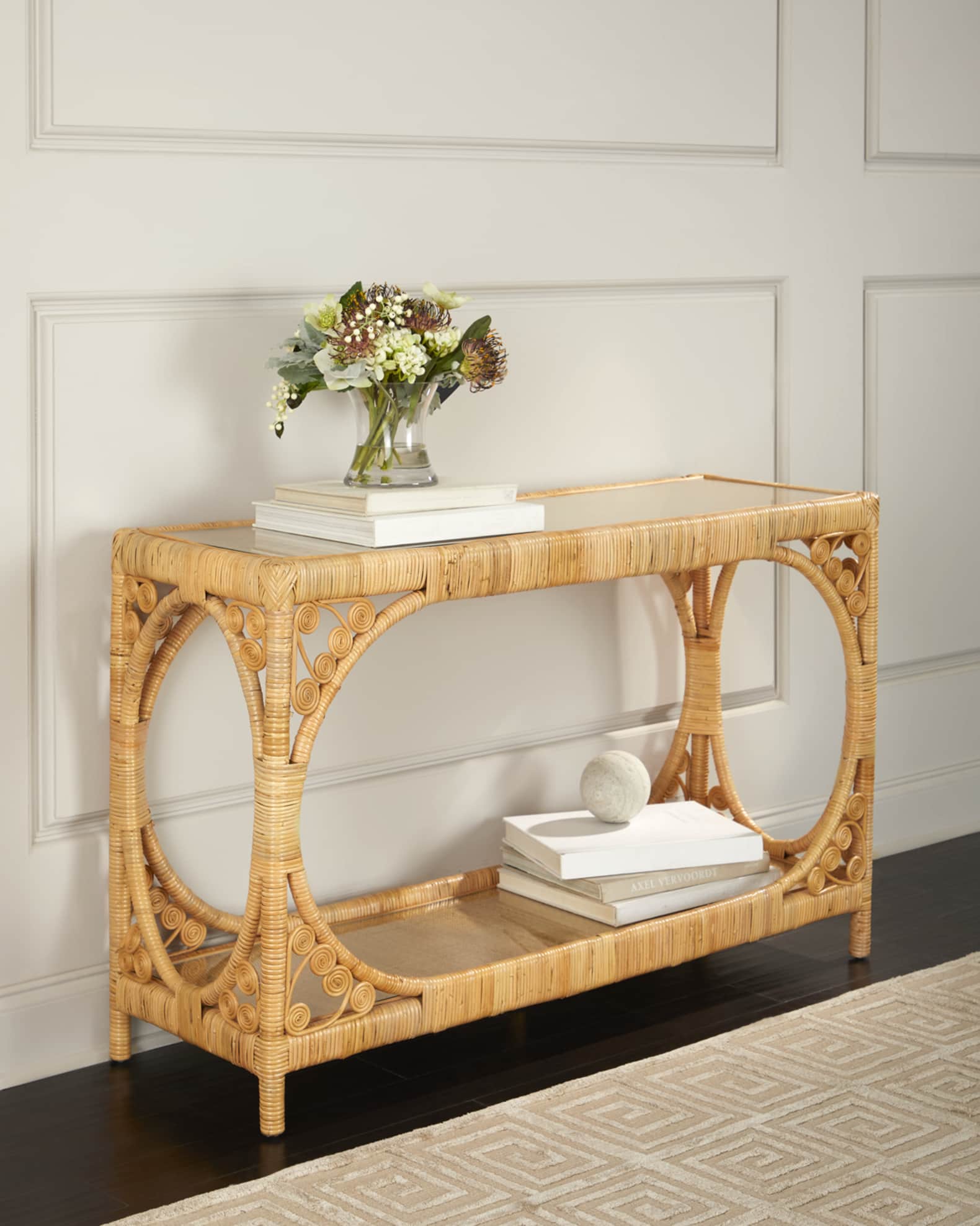 Primrose Rattan Console Table 1