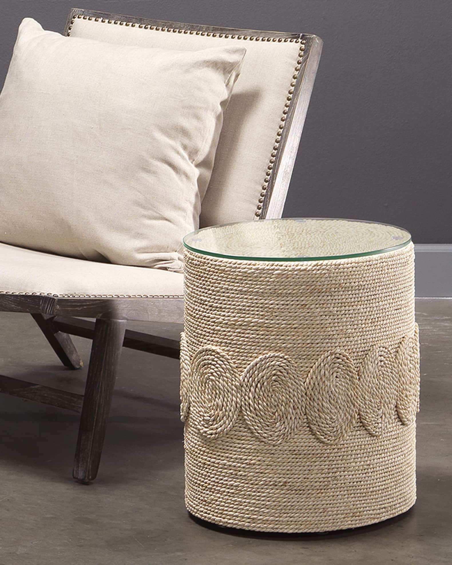 Barbados Oval Side Table 1