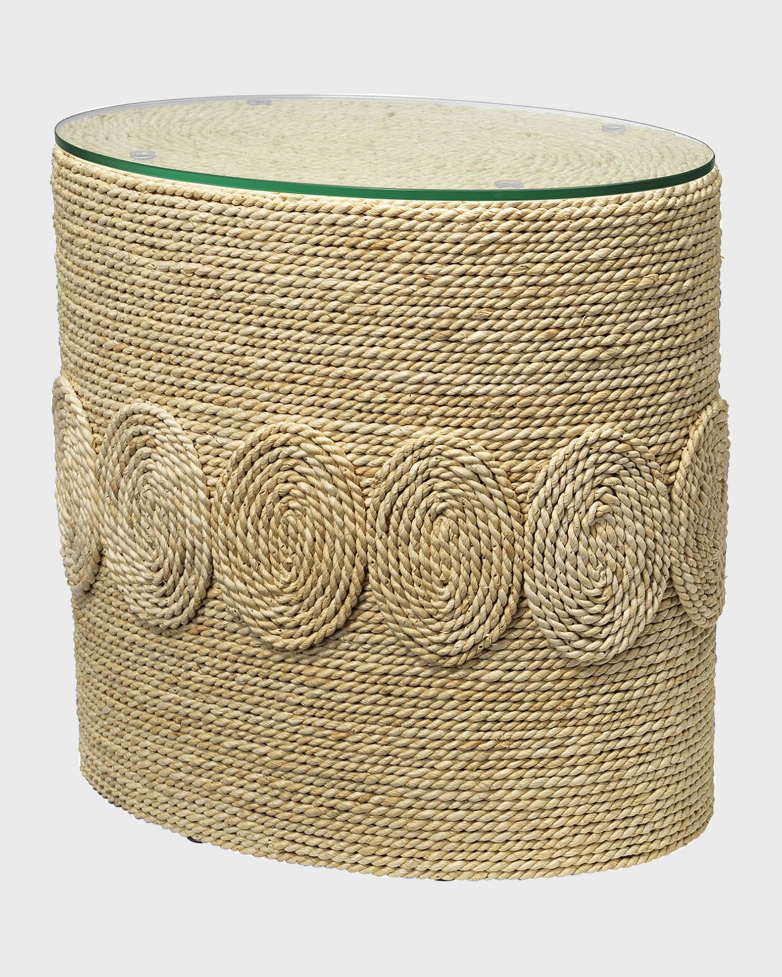 Barbados Oval Side Table 0