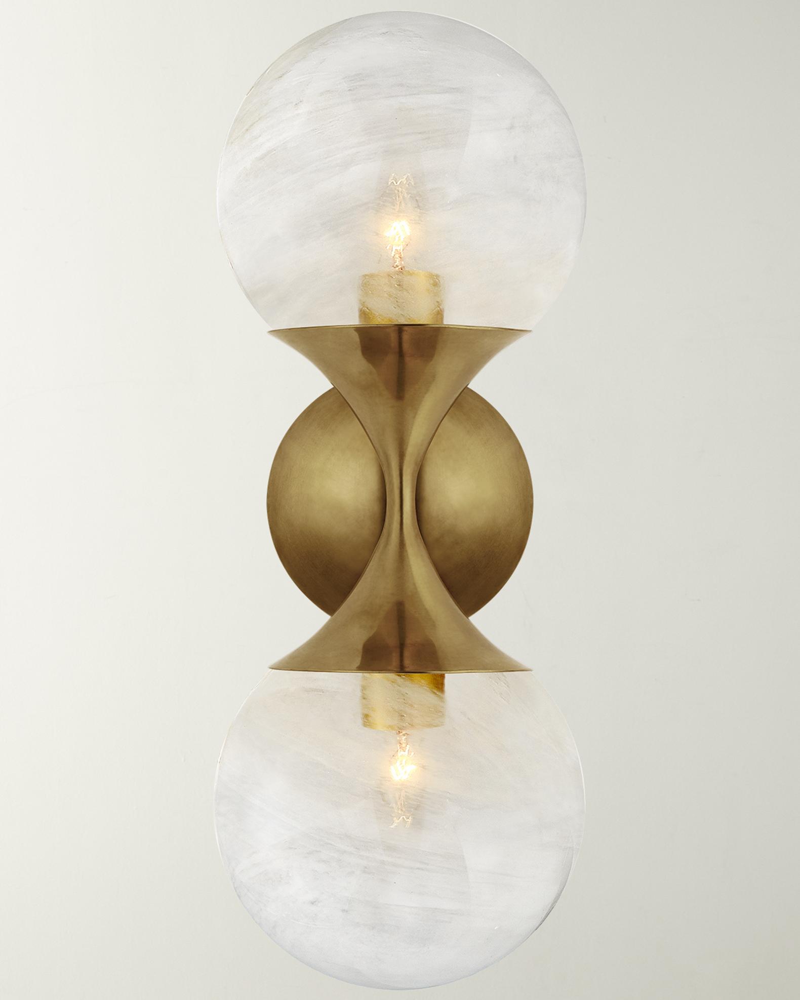 Visual Comfort Signature Cristol Small Double Sconce By AERIN | Neiman ...