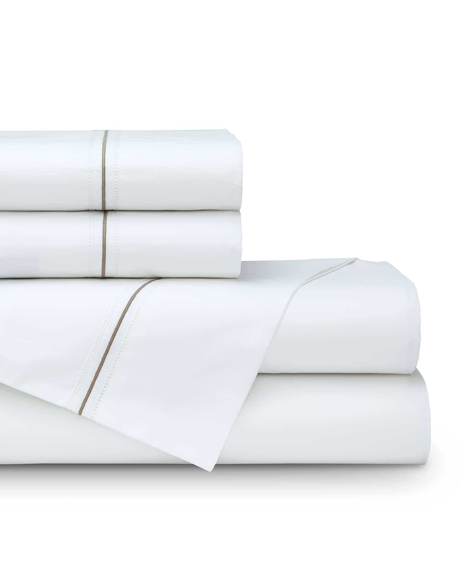 Bella White King 300TC Sheet Set 1