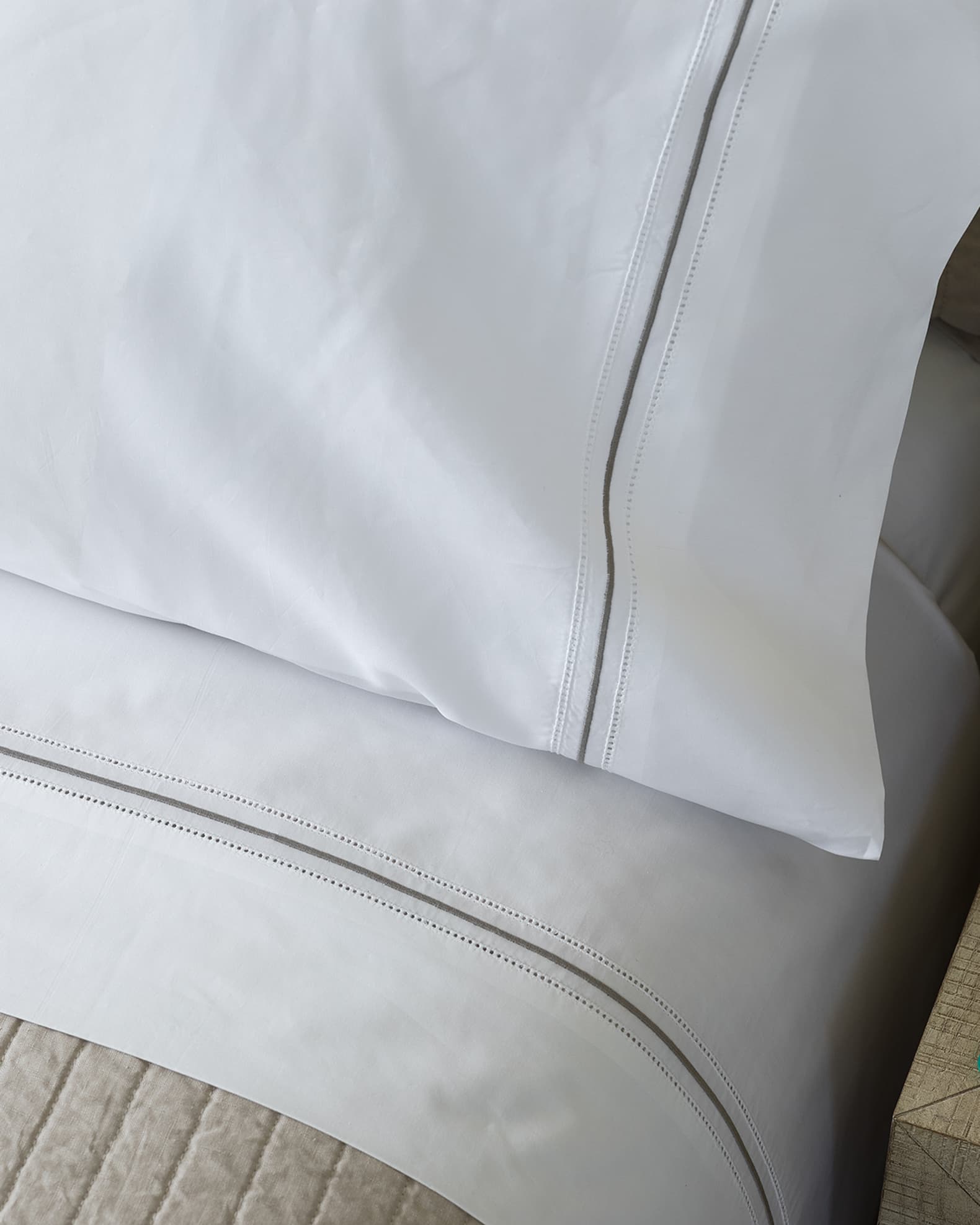 Bella White King 300TC Sheet Set 0