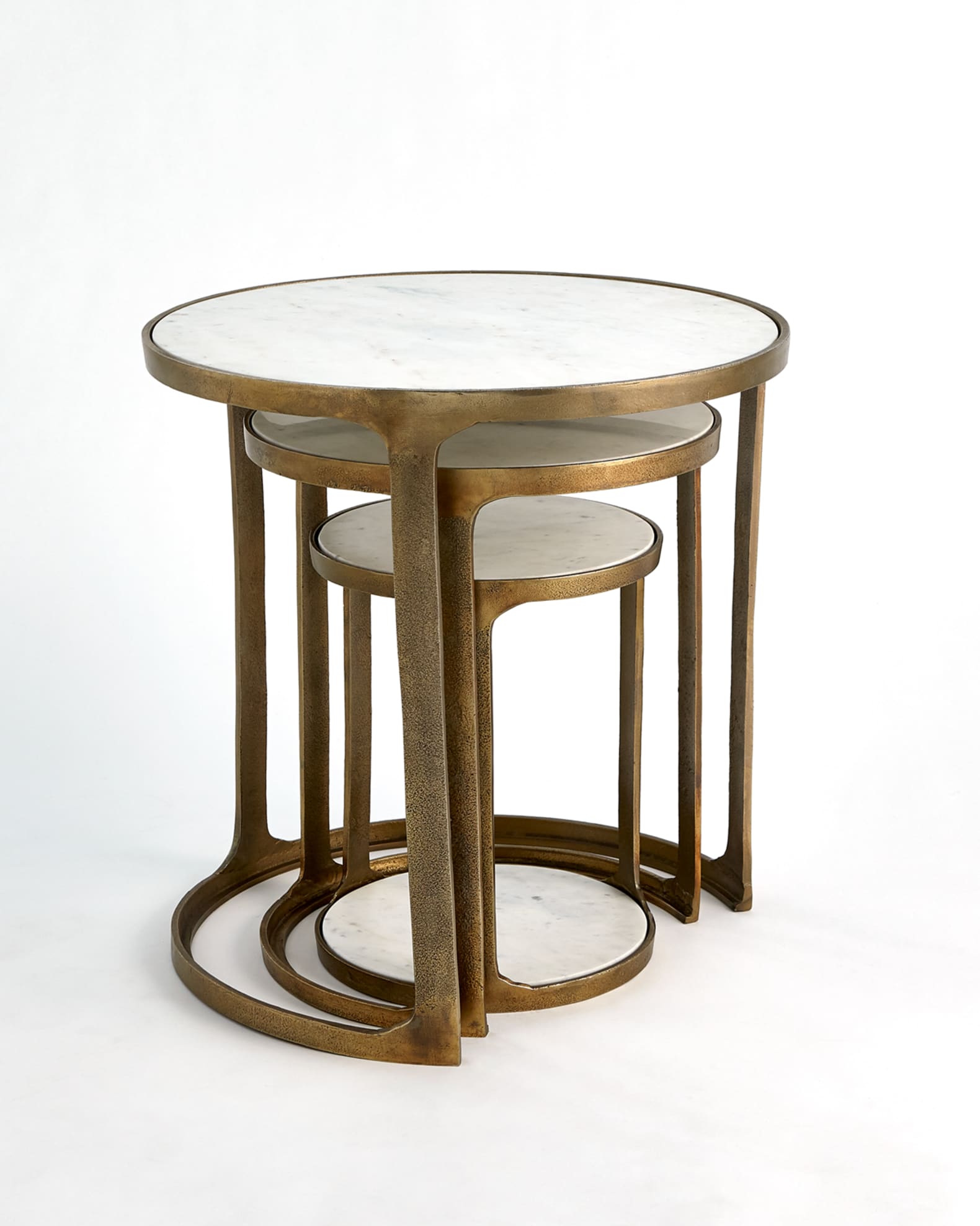 Global Views Marble Top Nesting Tables Neiman Marcus
