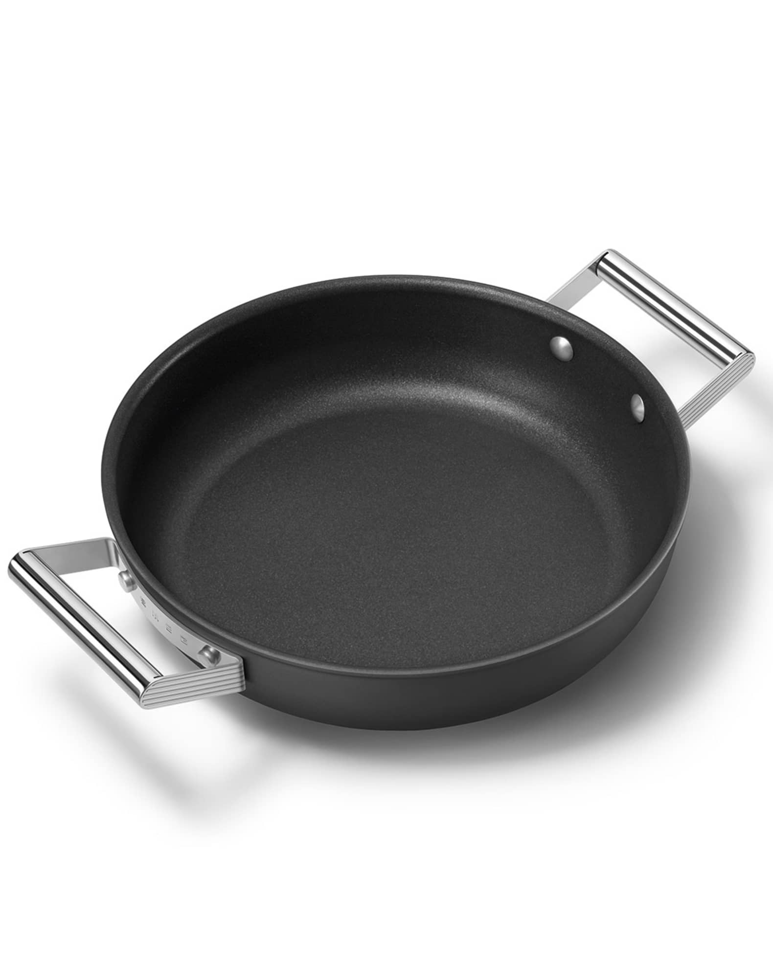 Smeg 11" Nonstick Deep Pan, Black Neiman Marcus