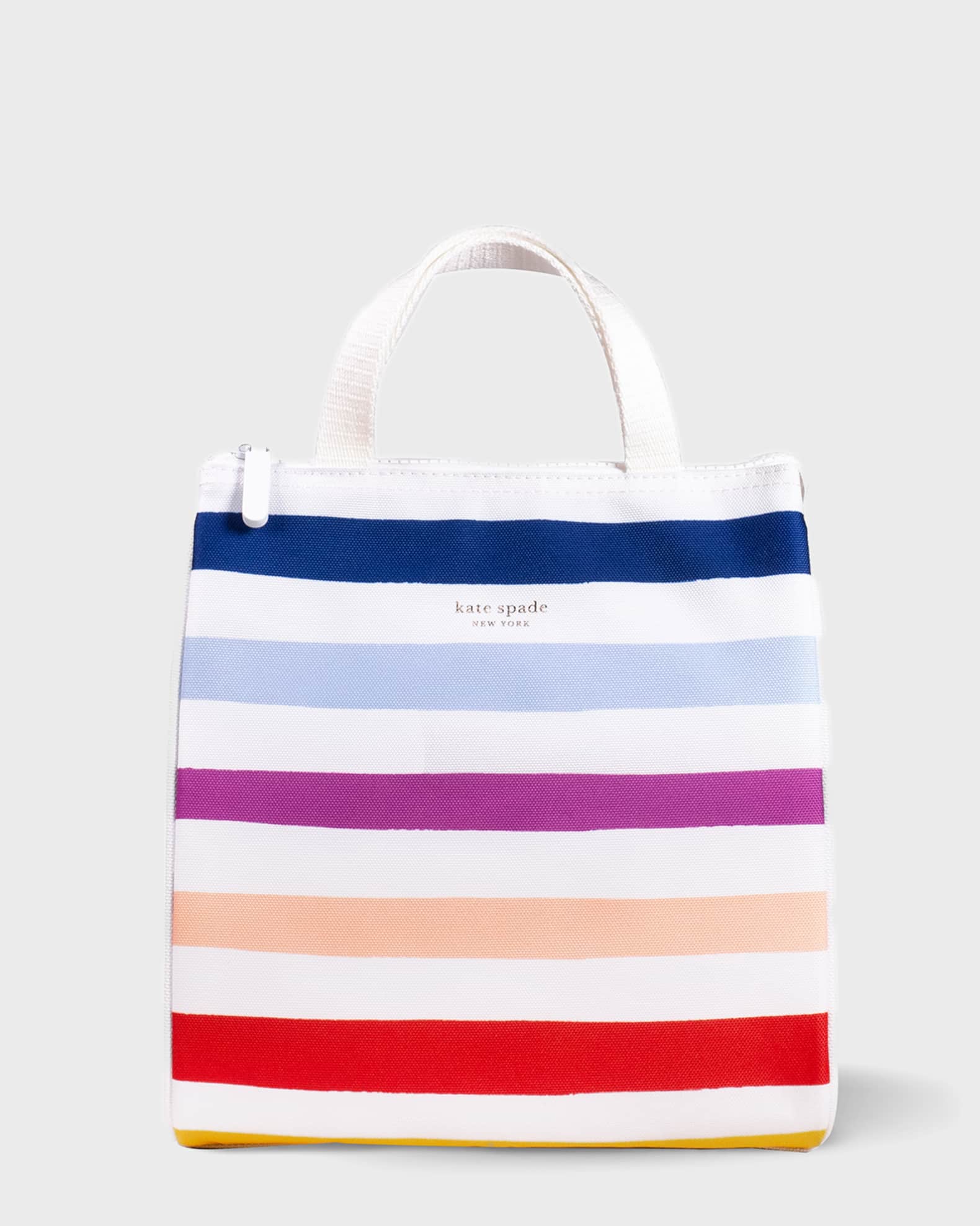 kate spade new york candy stripe lunch tote | Neiman Marcus