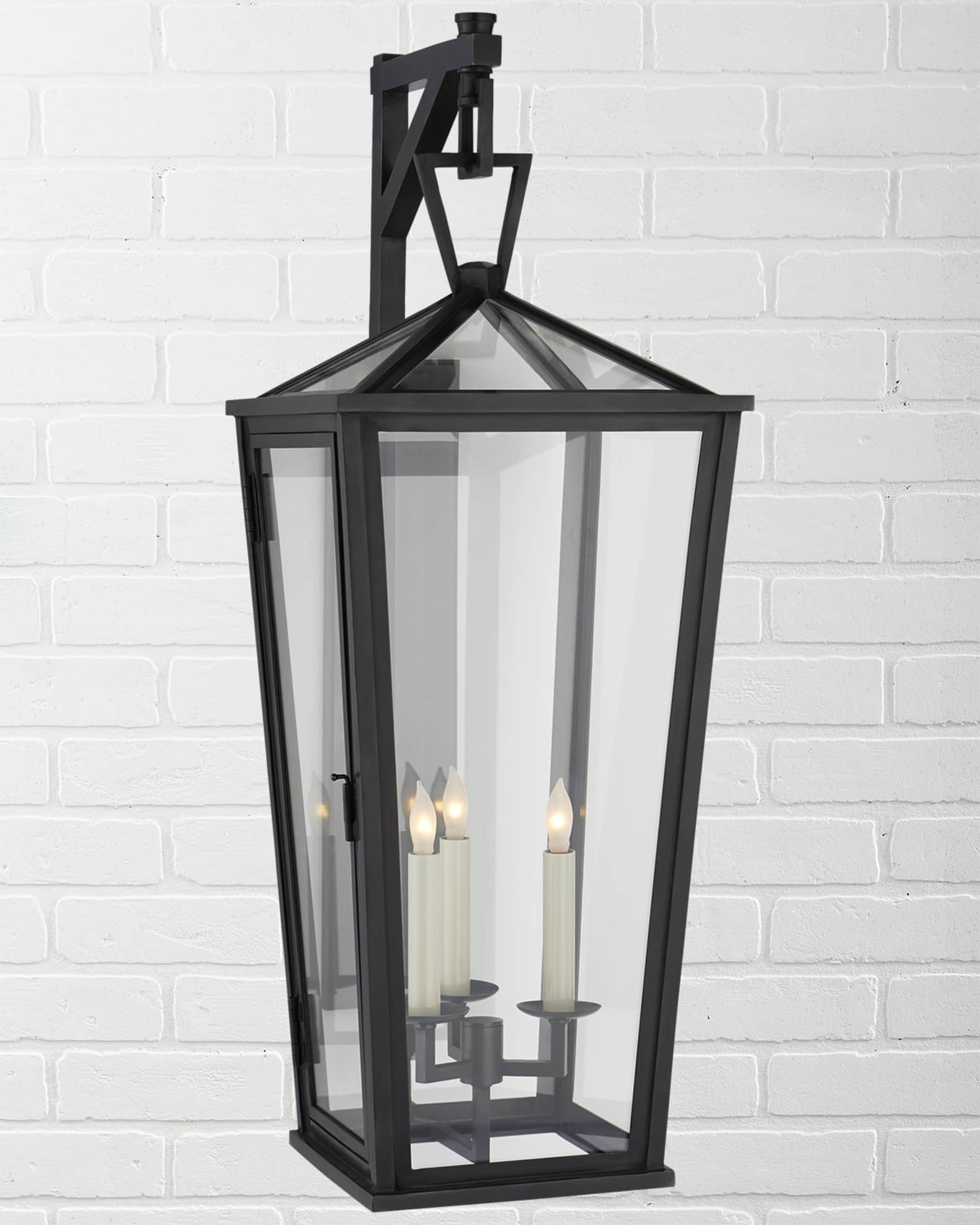 Darlana Large Tall Bracketed Wall Lantern By Chapman & Myers 0