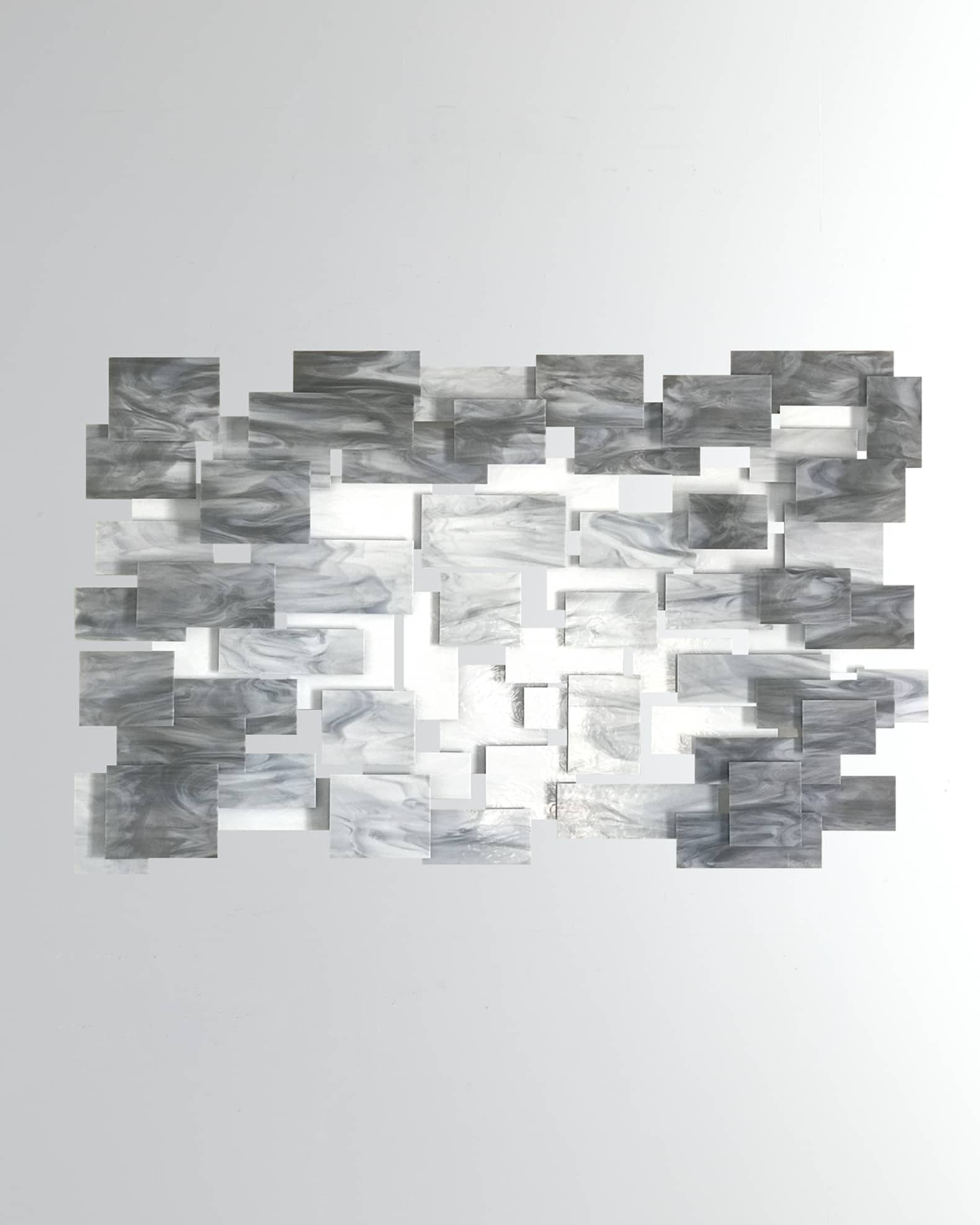 Glass and Metal Wall Sculpture 0