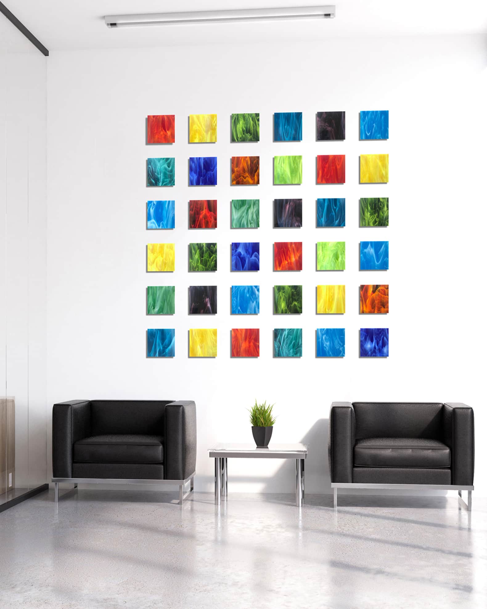 Nature Glass Wall Sculpture 1