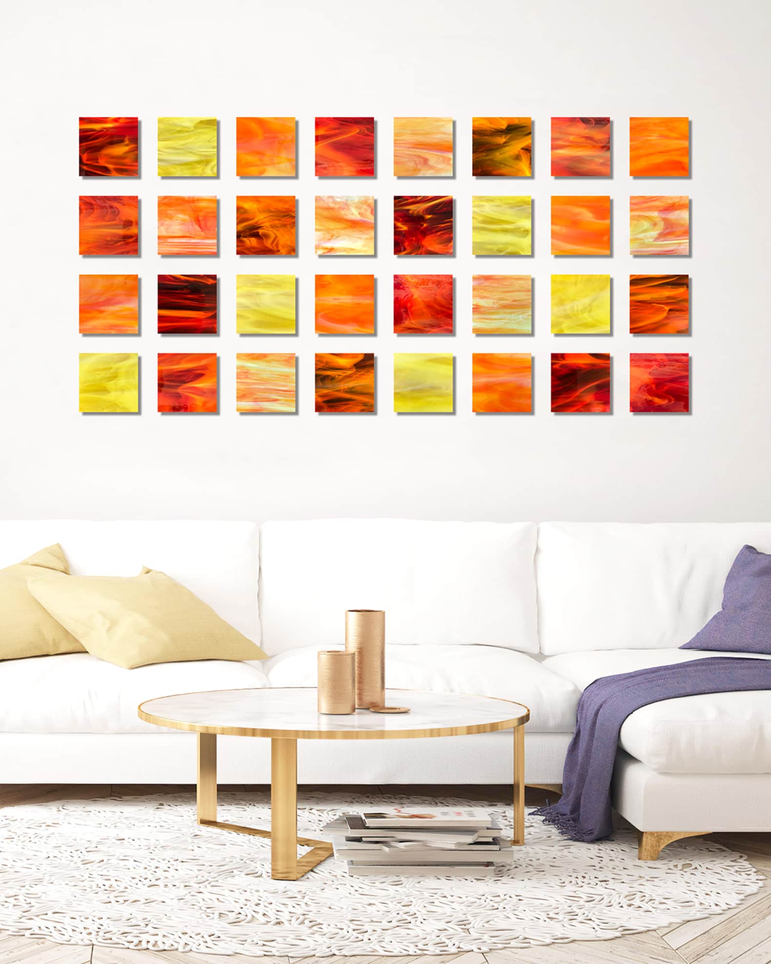 Dawn Glass Wall Sculpture 1