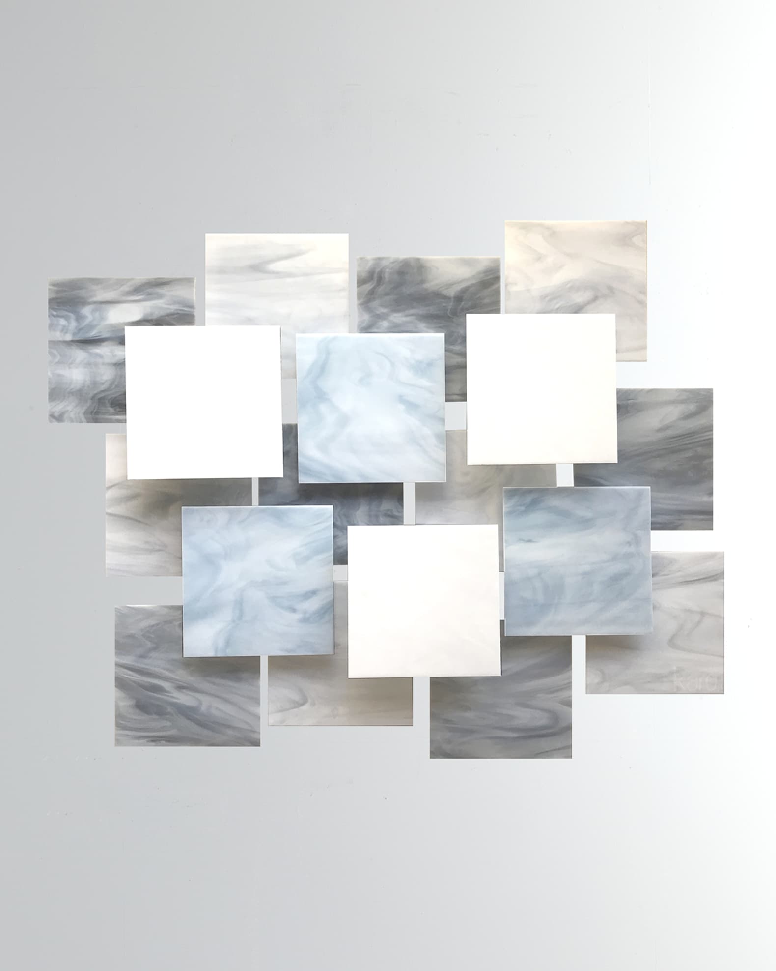 Glacial Glass Wall Sculpture 0