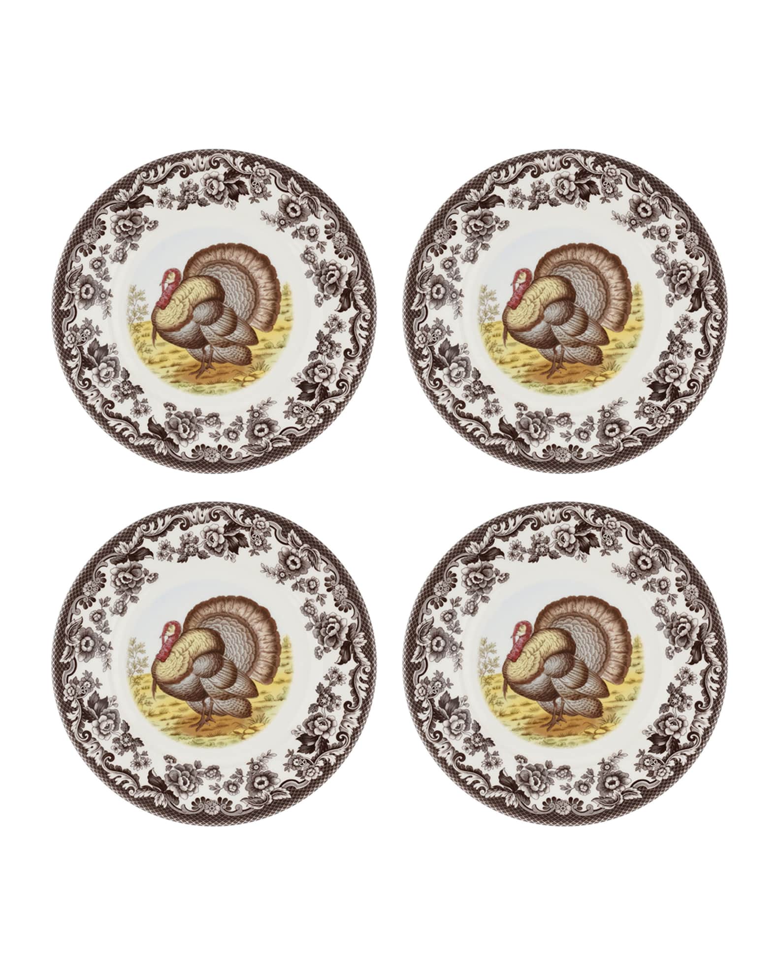 Spode Woodland Luncheon Plates, Set of 4 | Neiman Marcus