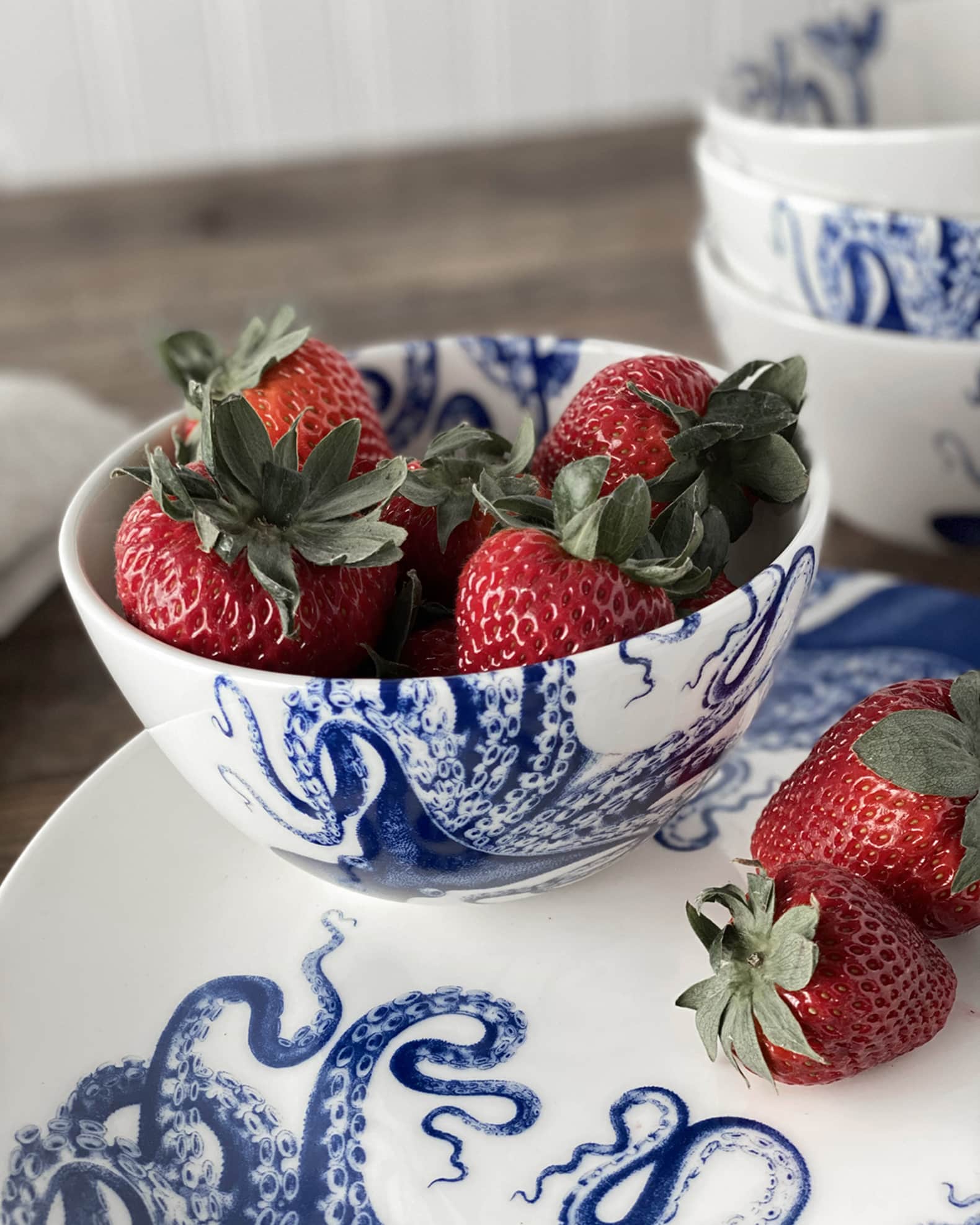 Blue Lucy Cereal Bowl, Set of 4 0