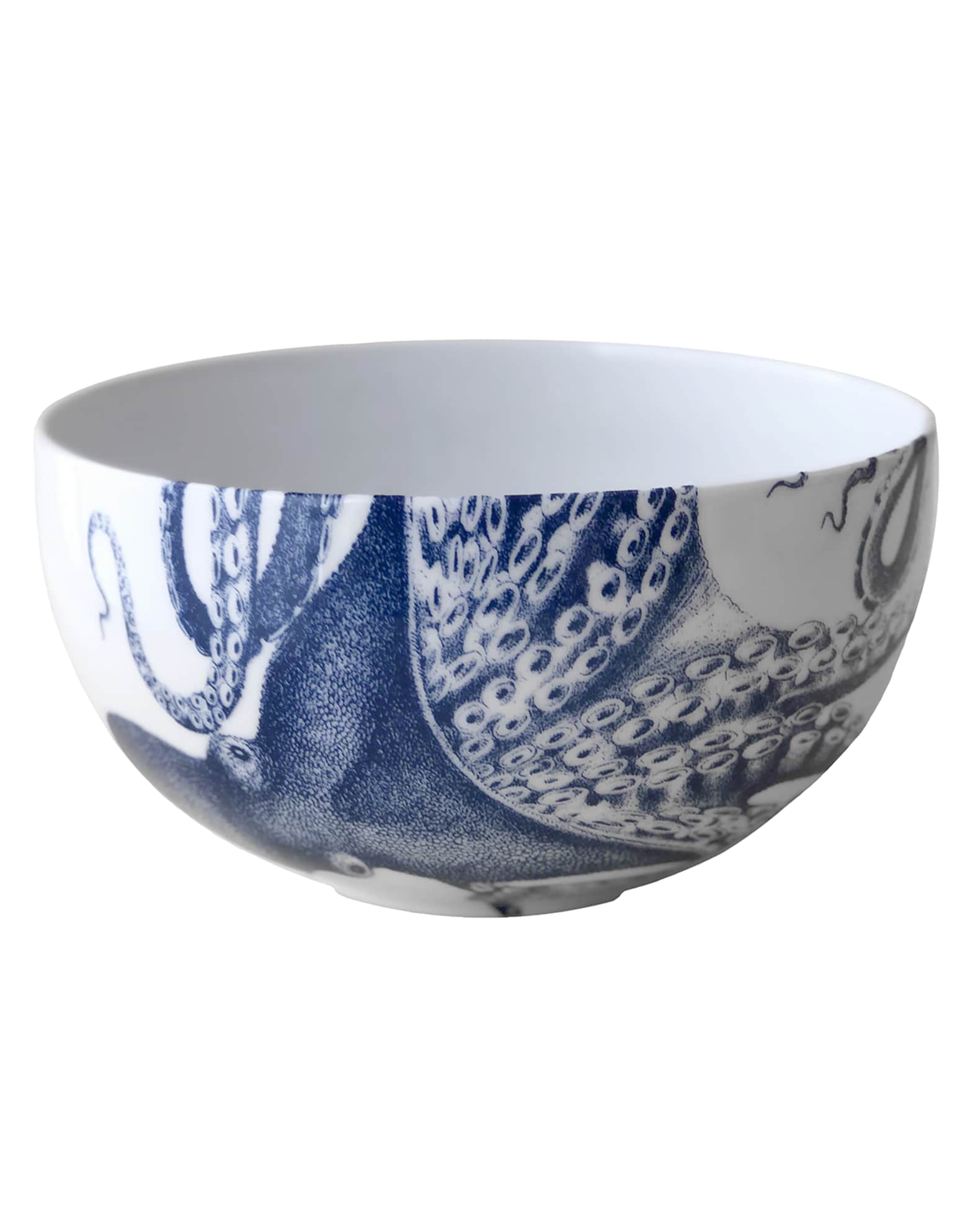 Blue Lucy Round Serving Bowl, 10" 1
