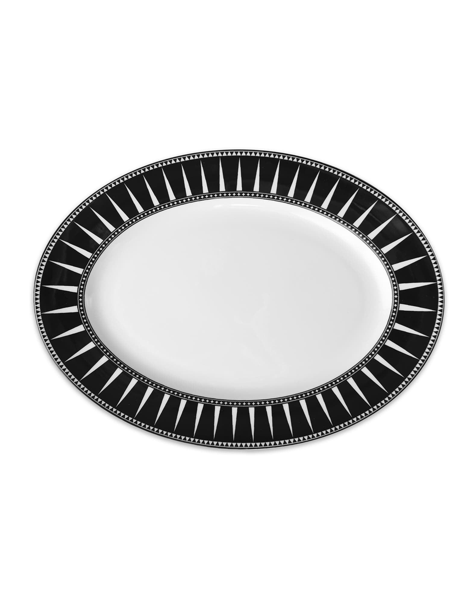 Marrakech Rimmed Oval Platter 1