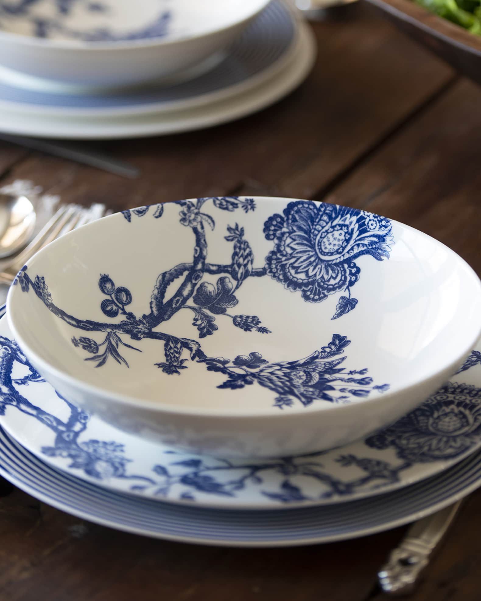 Arcadia Blue Coupe Soup Bowl 0