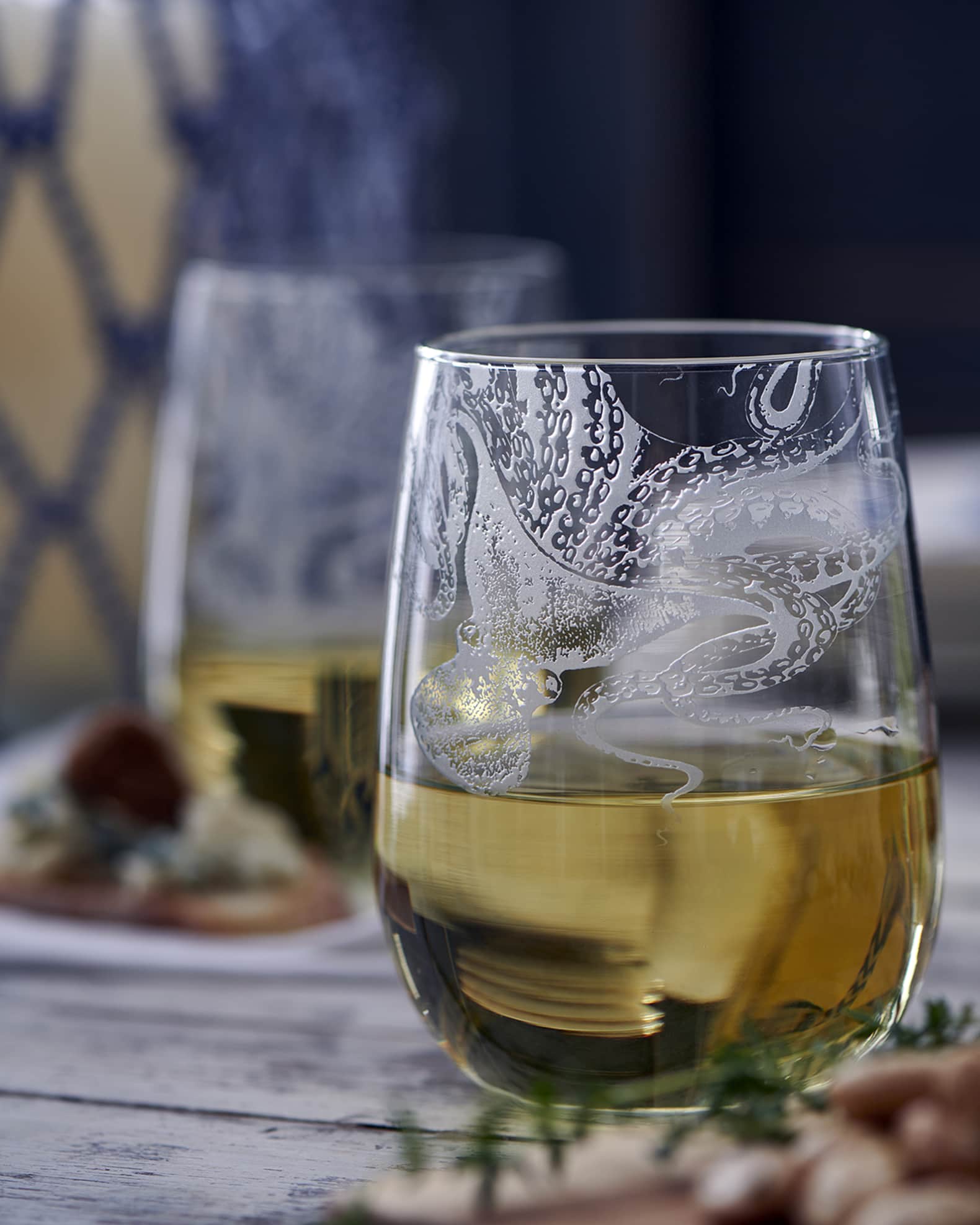Lucy Stemless Wine Glasses, Set of 2 1