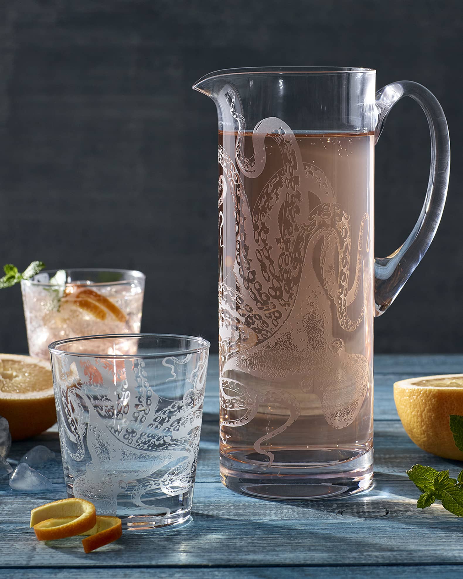 Lucy Sand-Etched Pitcher, 35 Oz. 1