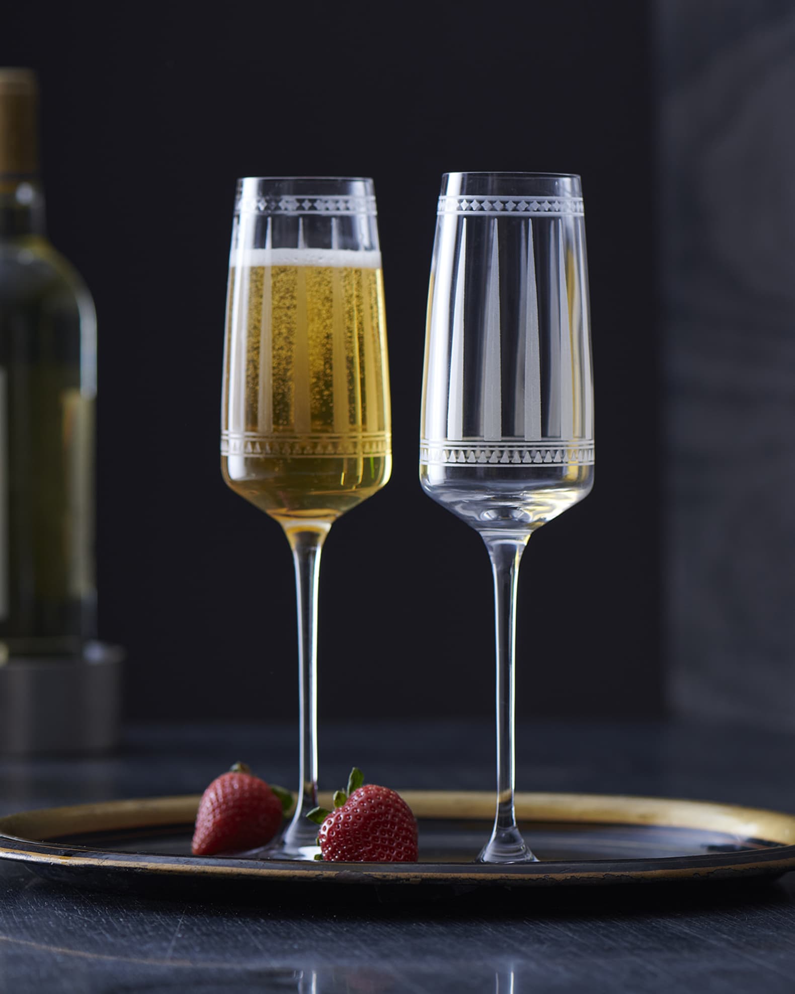 Marrakech Champagne Flute Glasses, Set of 2 1