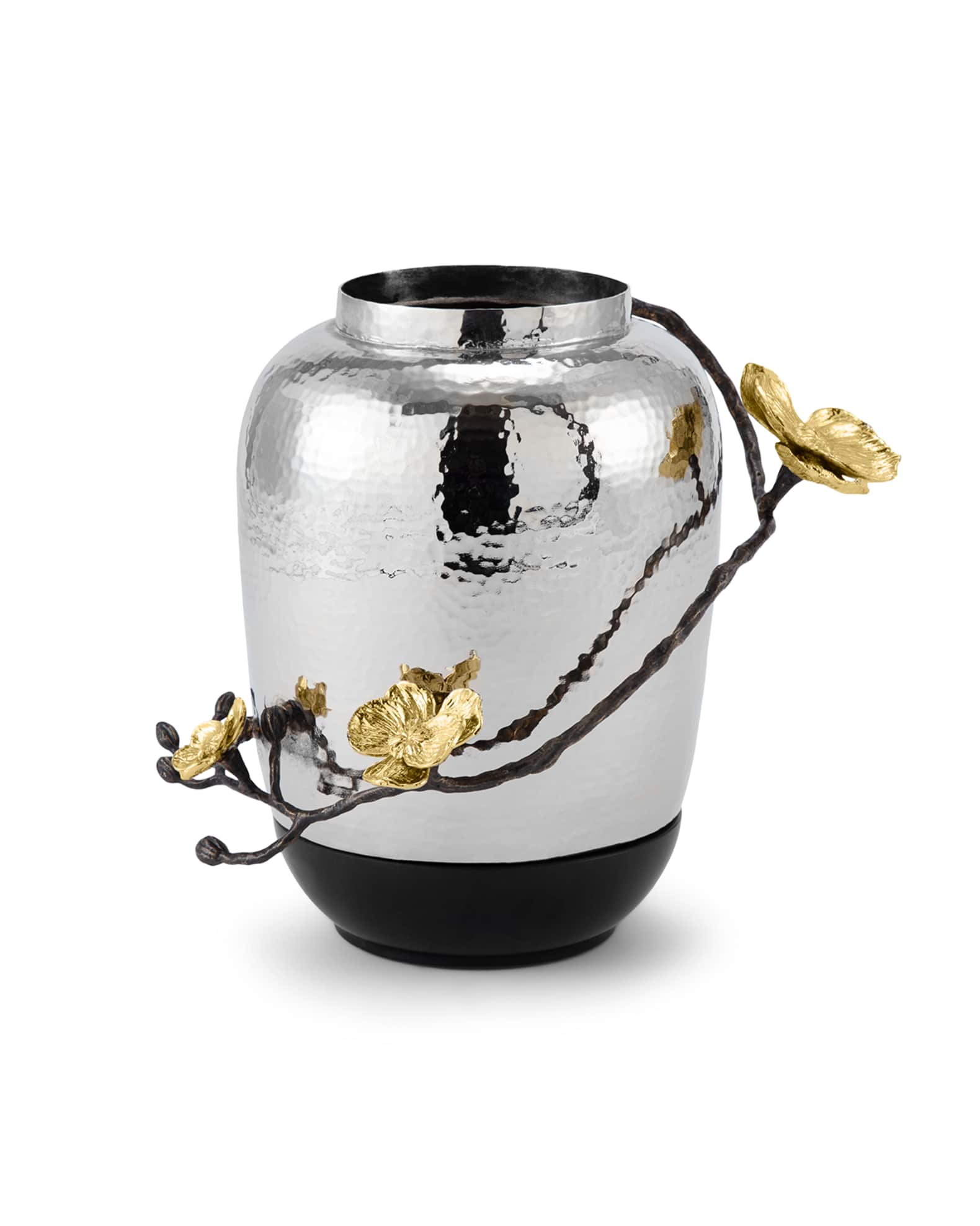 Gold Orchid Medium Rose Vase
