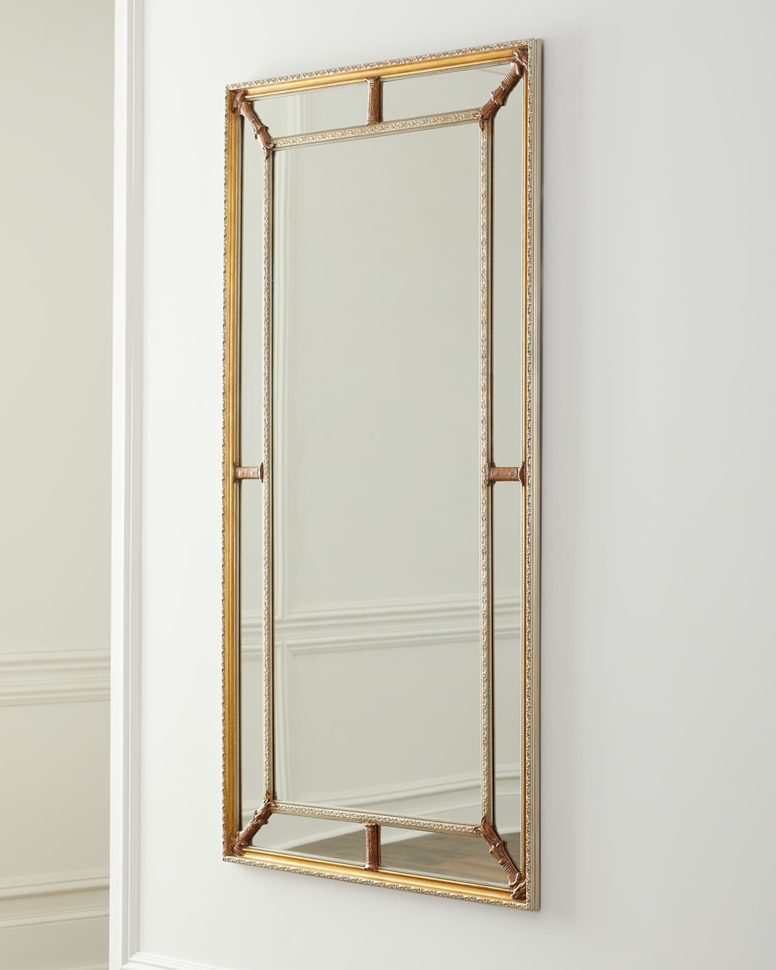 Margine Beveled Framed Floor Mirror 1
