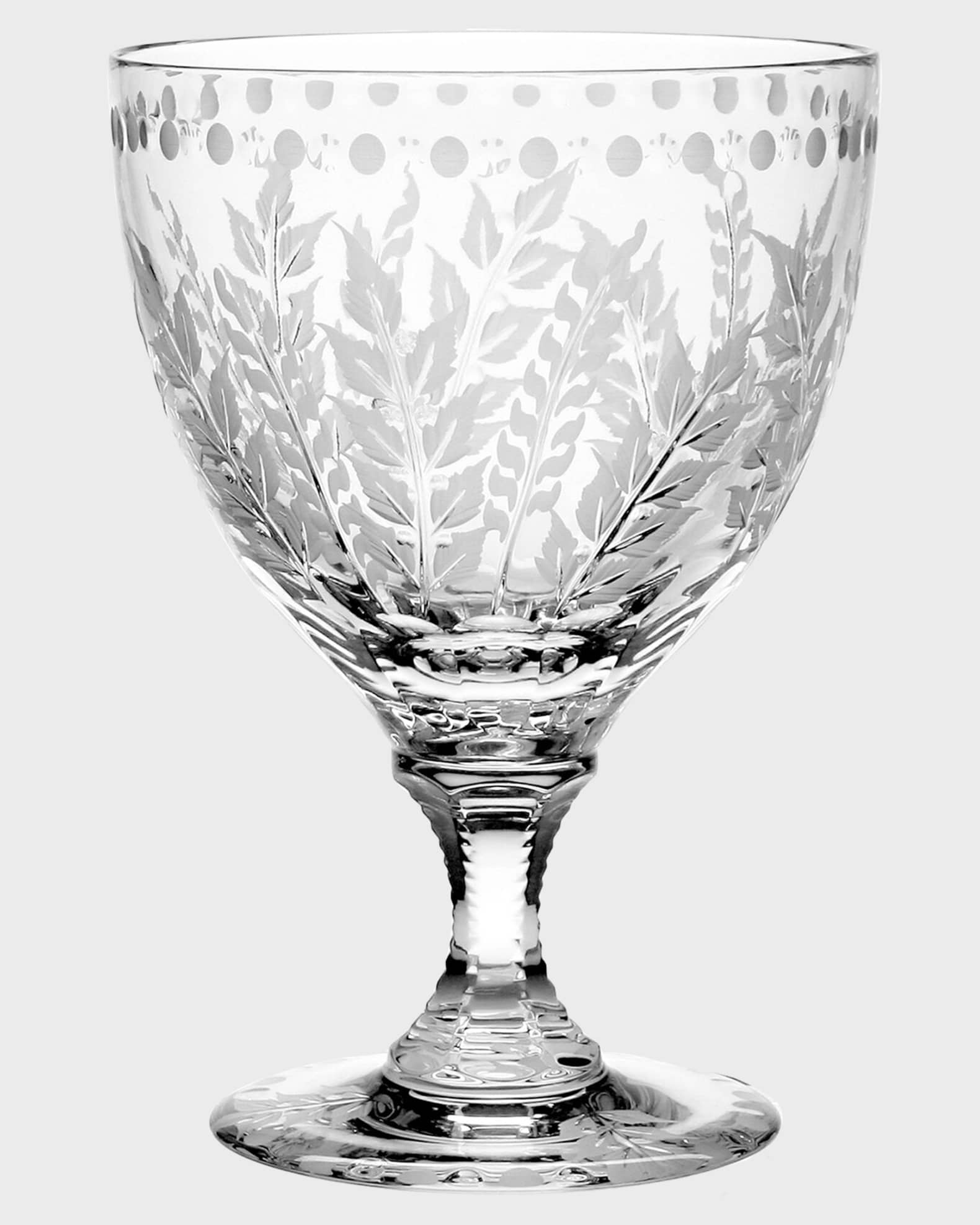 William Yeoward Crystal Fern Wine Glass, Small