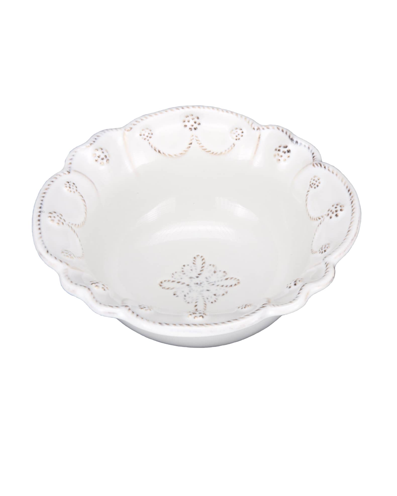 Jardins du Monde Cereal/Ice Cream Bowl - Whitewash 0
