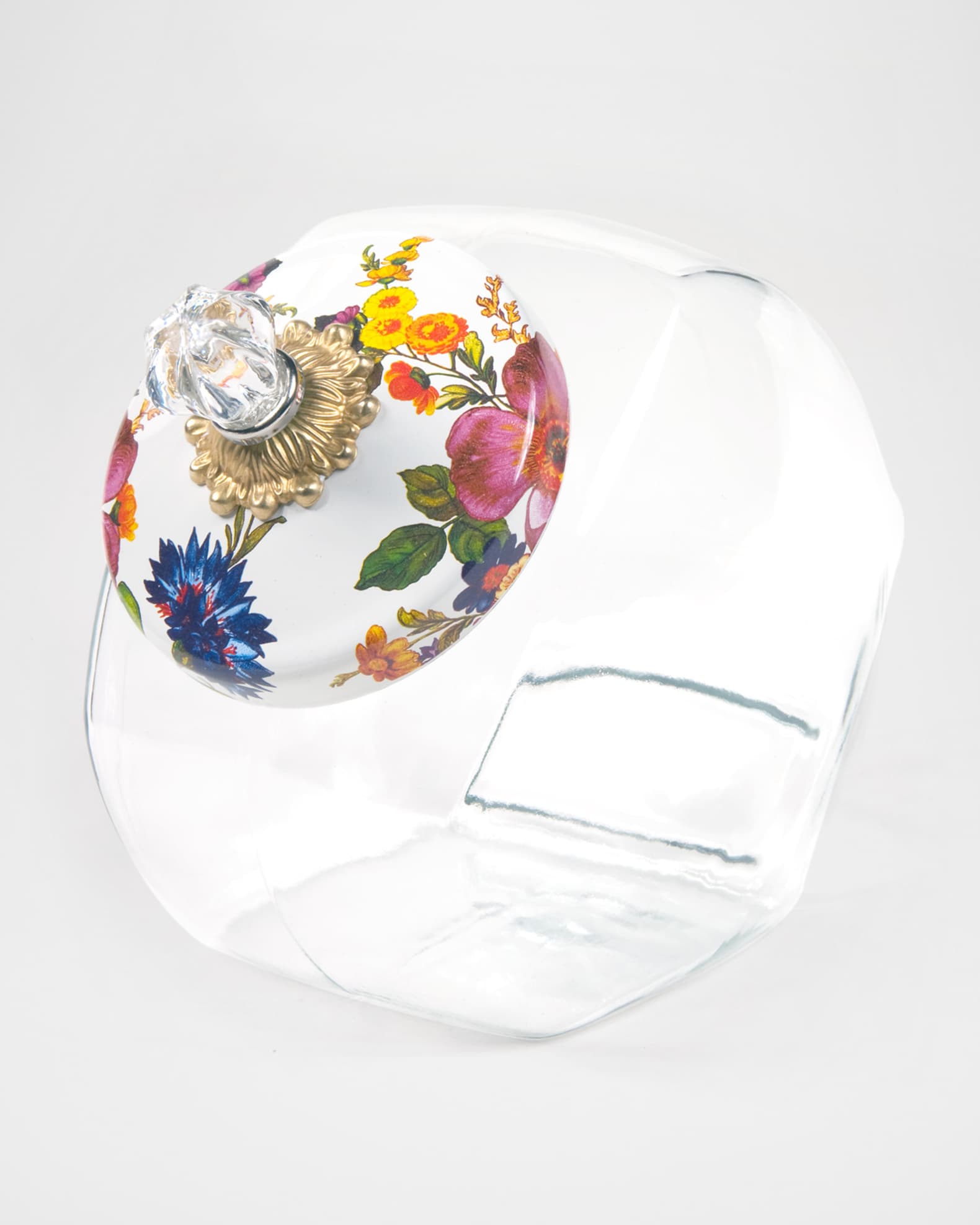 White Flower Market Cookie Jar 0