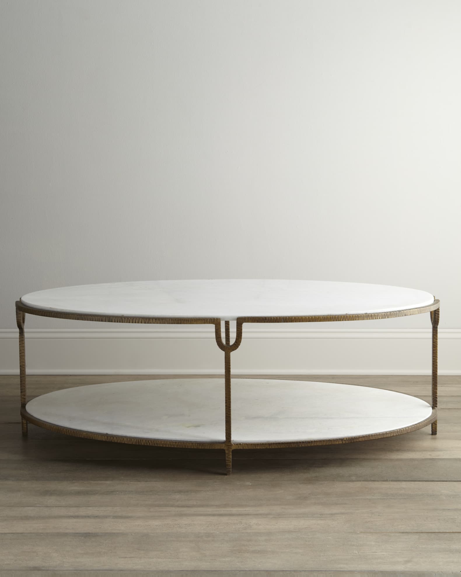 Olivia Marble-Top Coffee Table 0