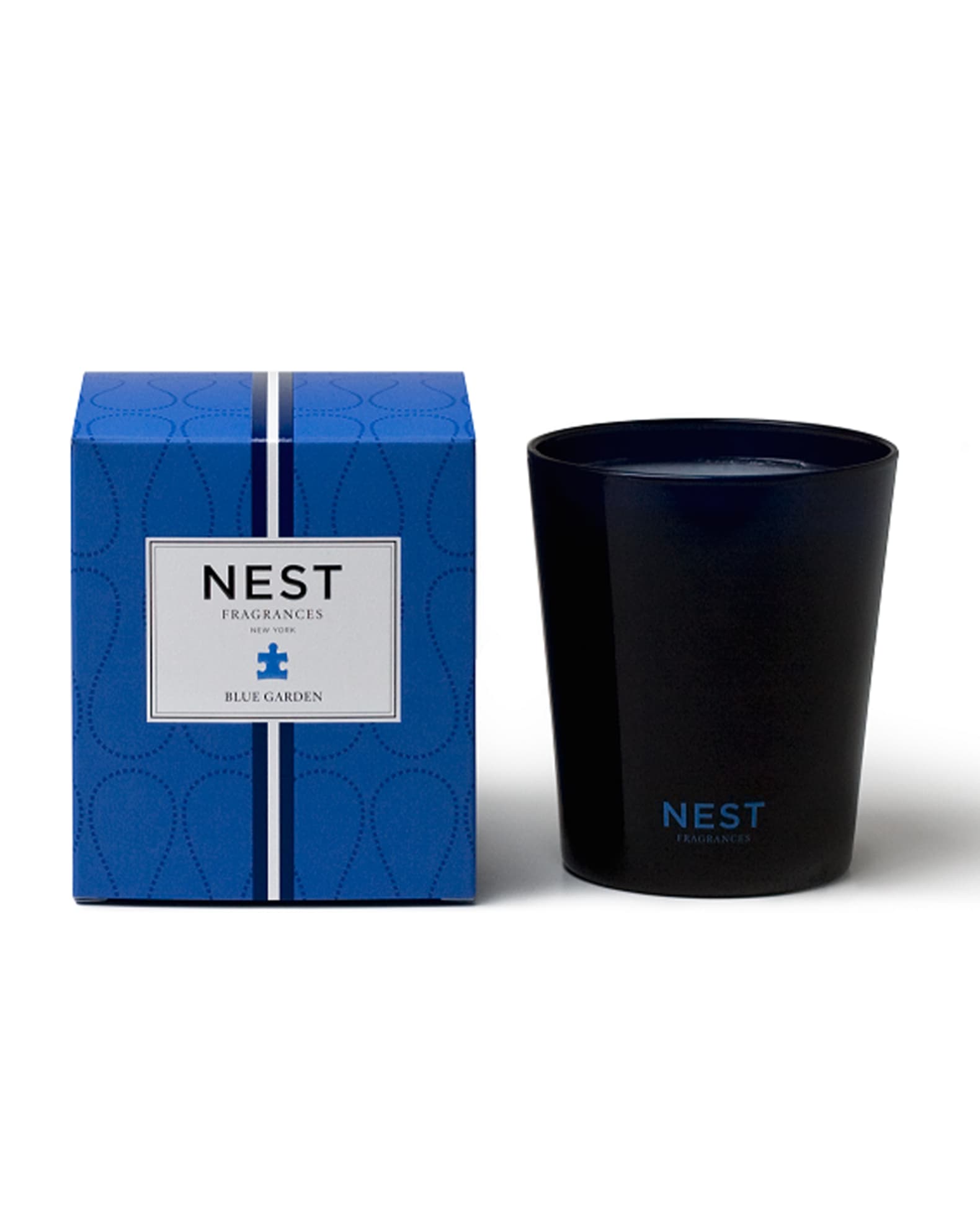 Blue Garden Candle 0