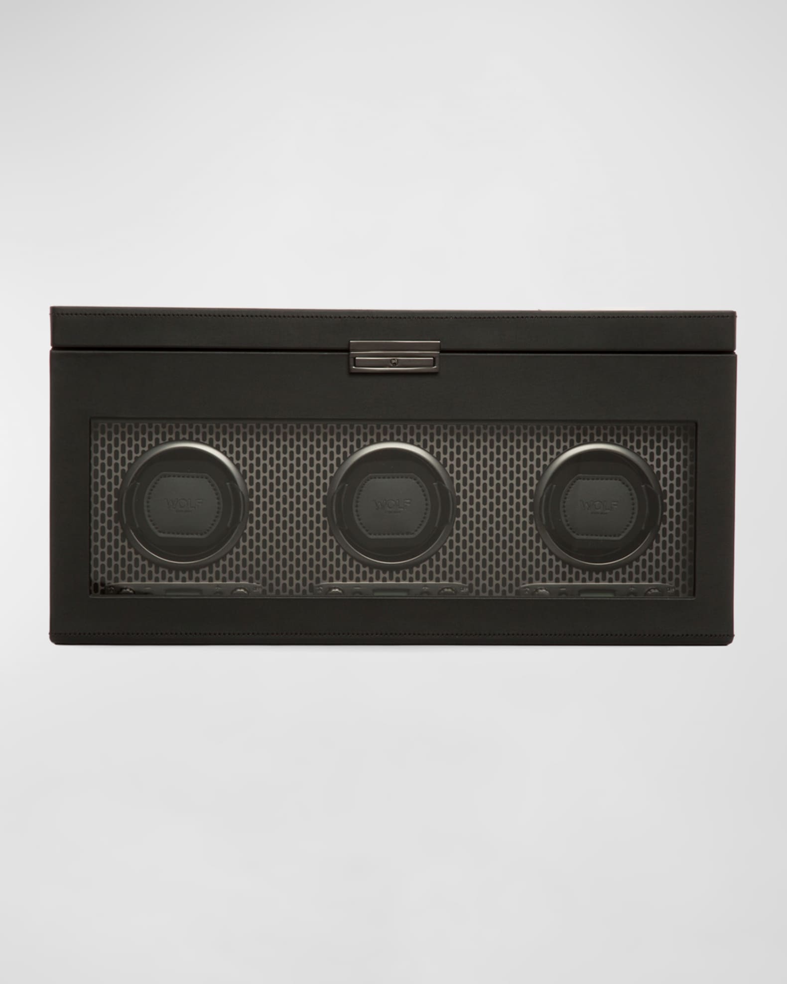 WOLF Axis Triple Watch Winder with Storage