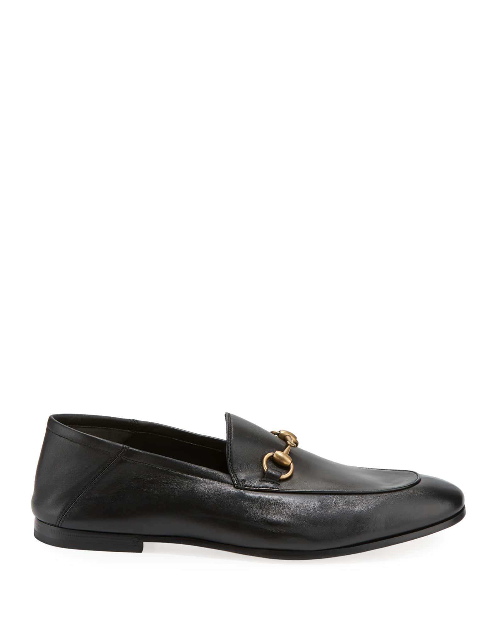 Gucci Soft Leather Bit-Strap Loafer | Neiman Marcus