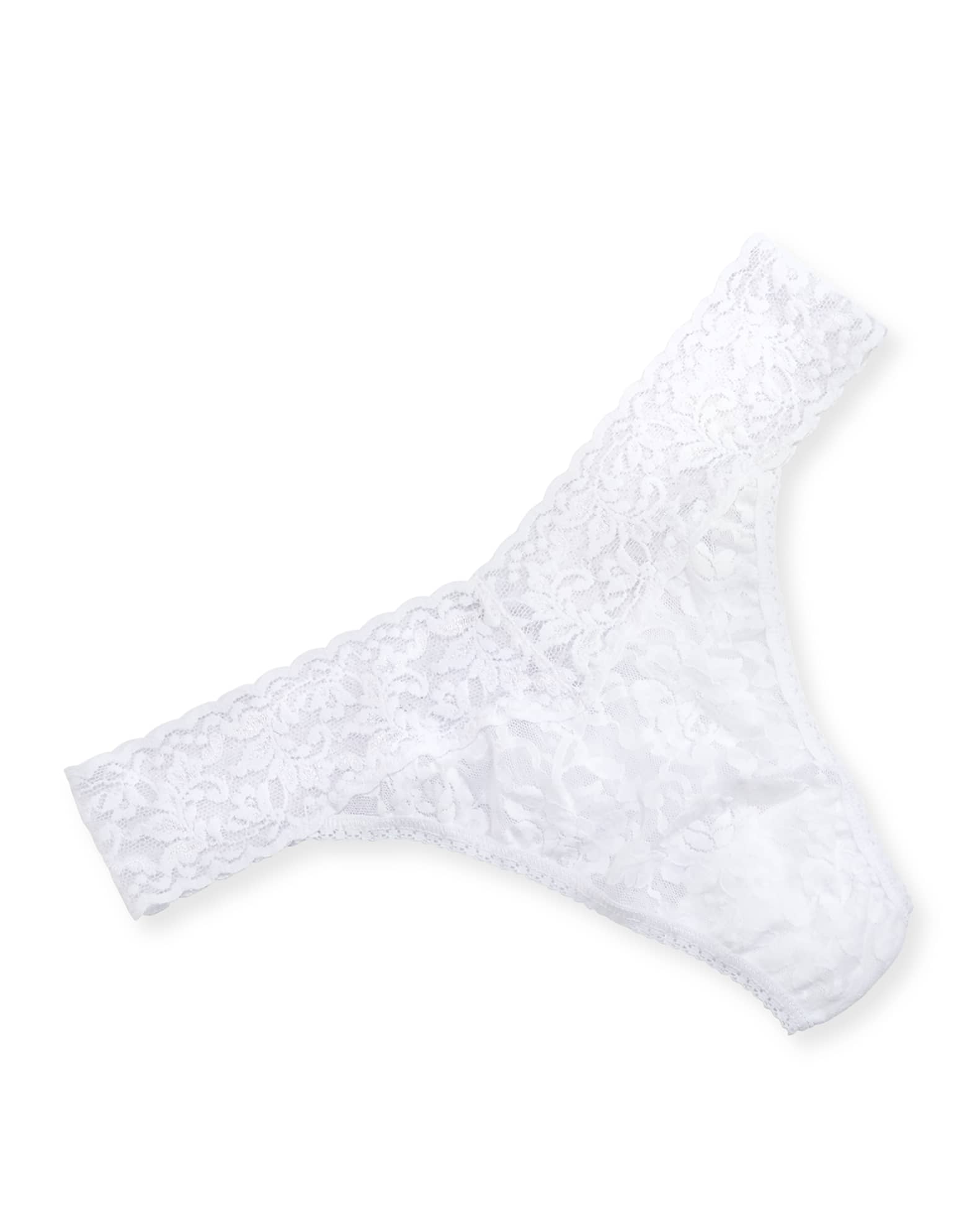 Signature Lace Original Rise Thong 0