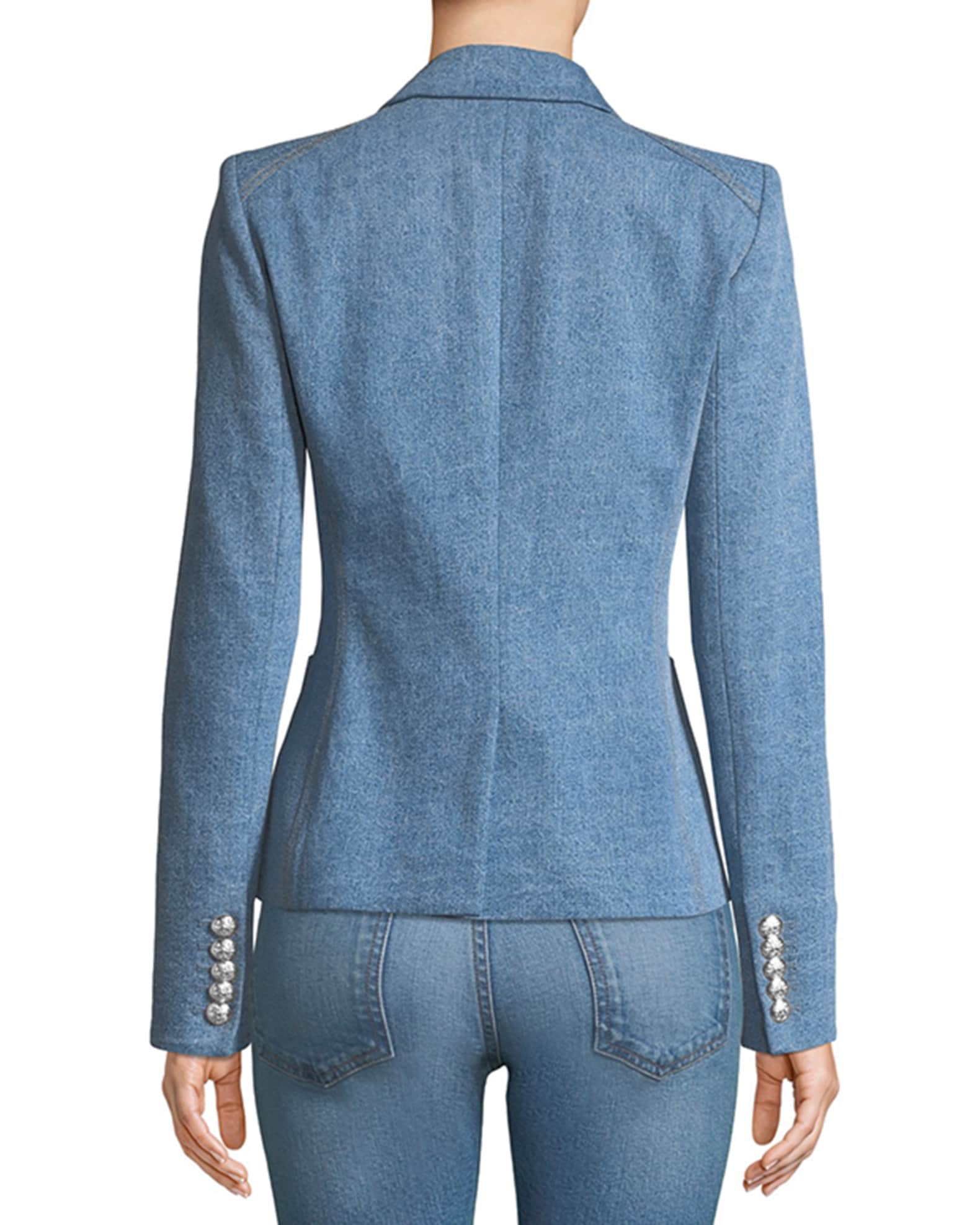 Veronica beard caden shop denim dickey jacket