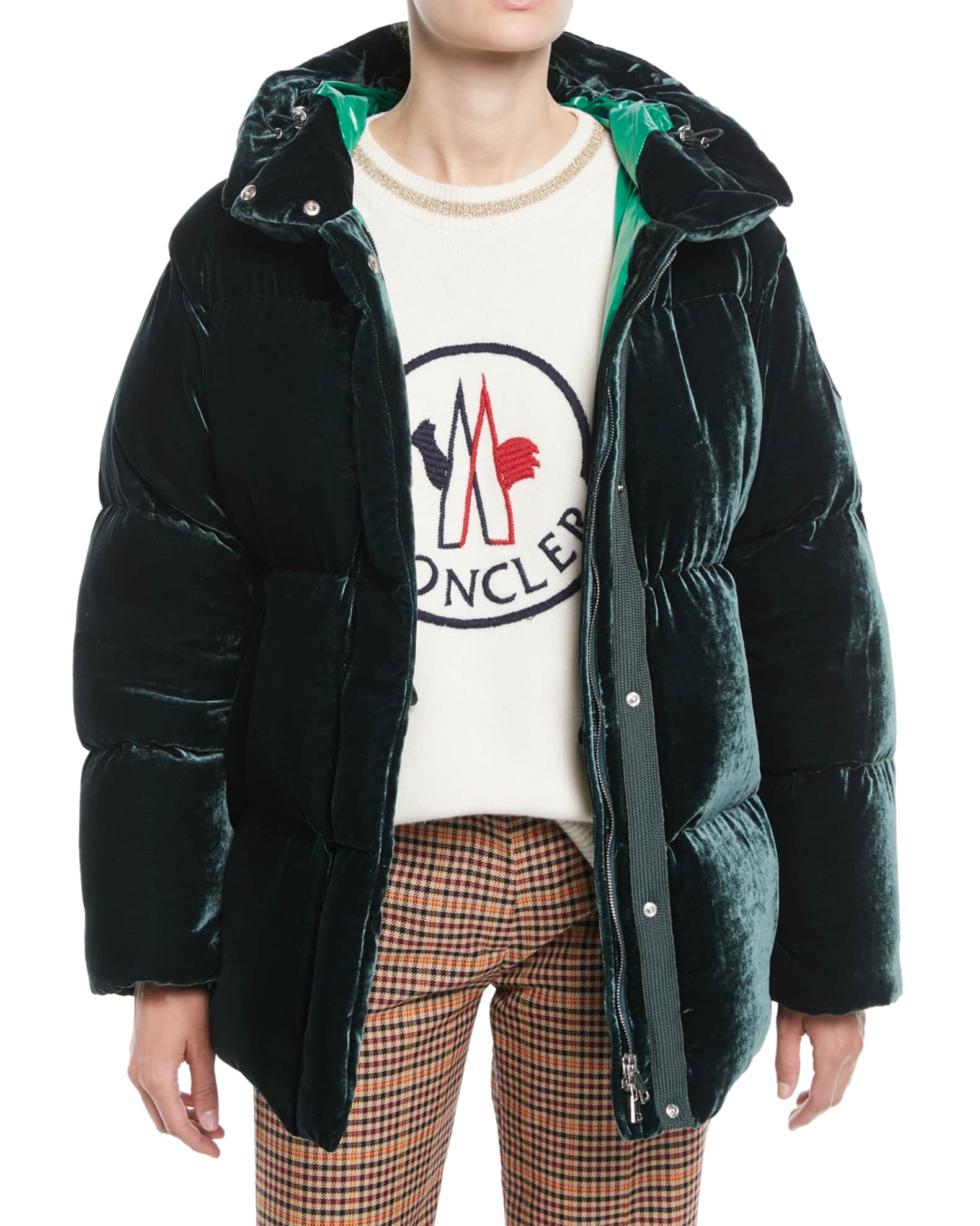 Butor Velvet Puffer Coat and Matching Items Neiman Marcus