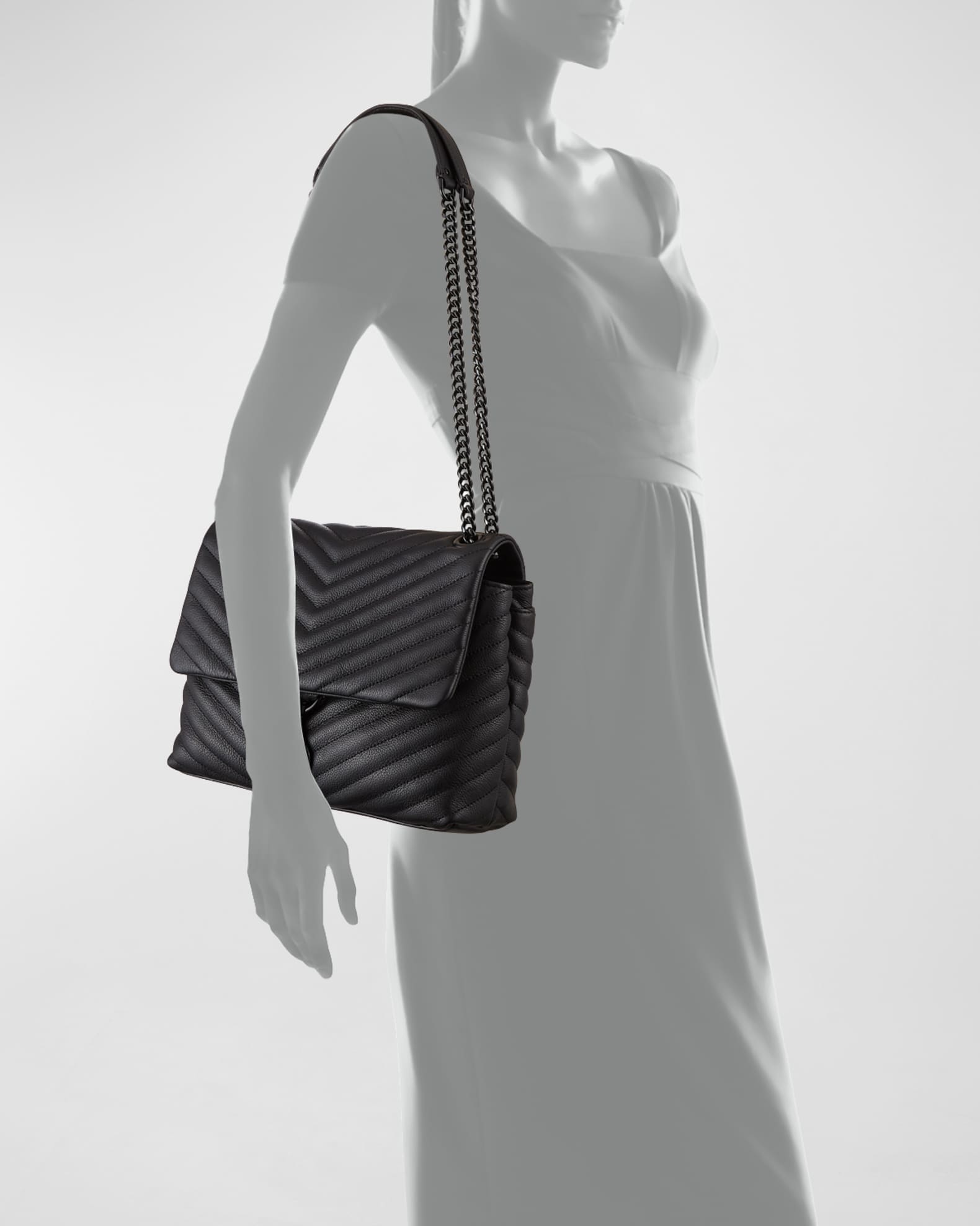 Rebecca Minkoff Edie Quilted Leather Flap Shoulder Bag Neiman Marcus