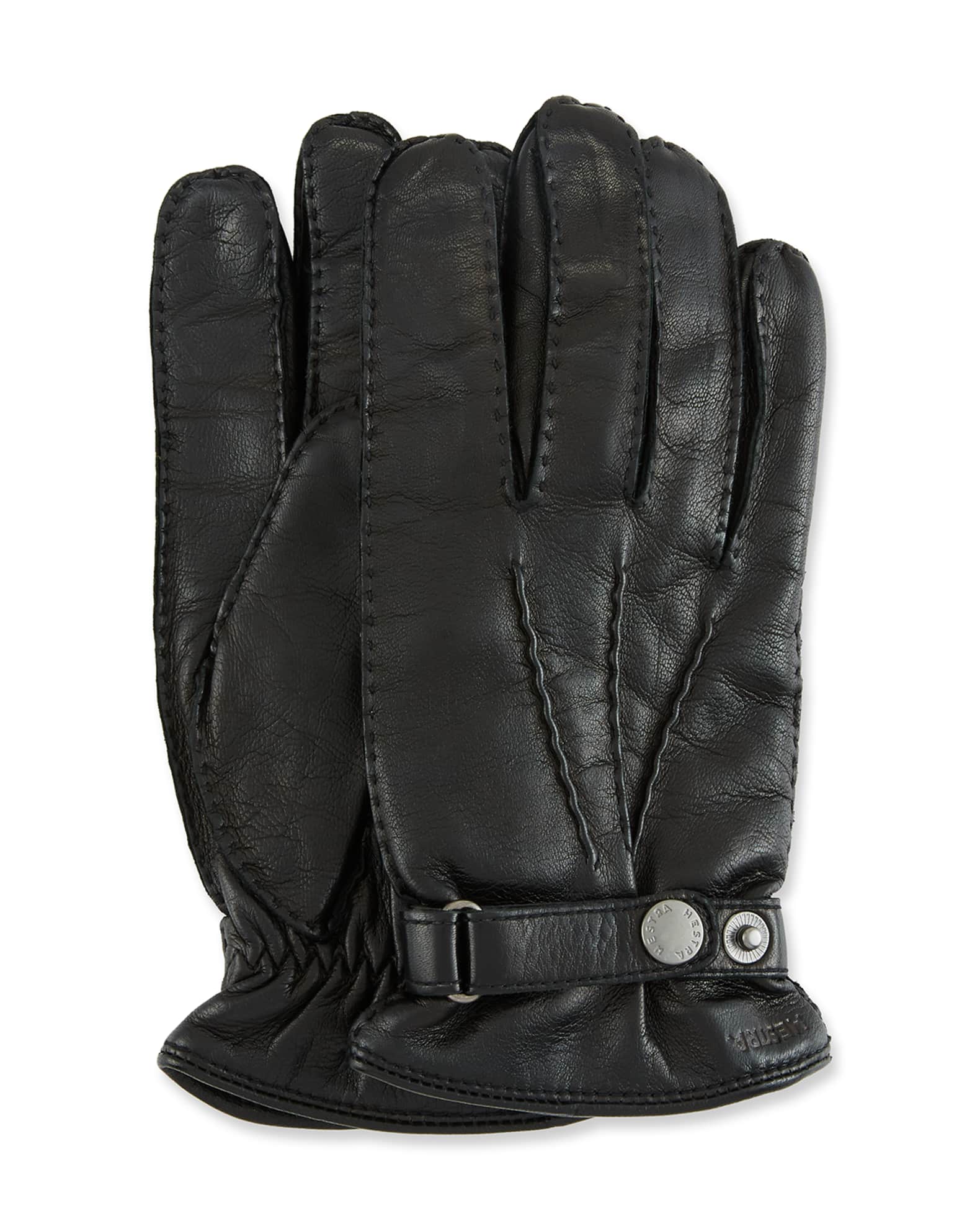 Men's Jake Leather Snap Gloves 0