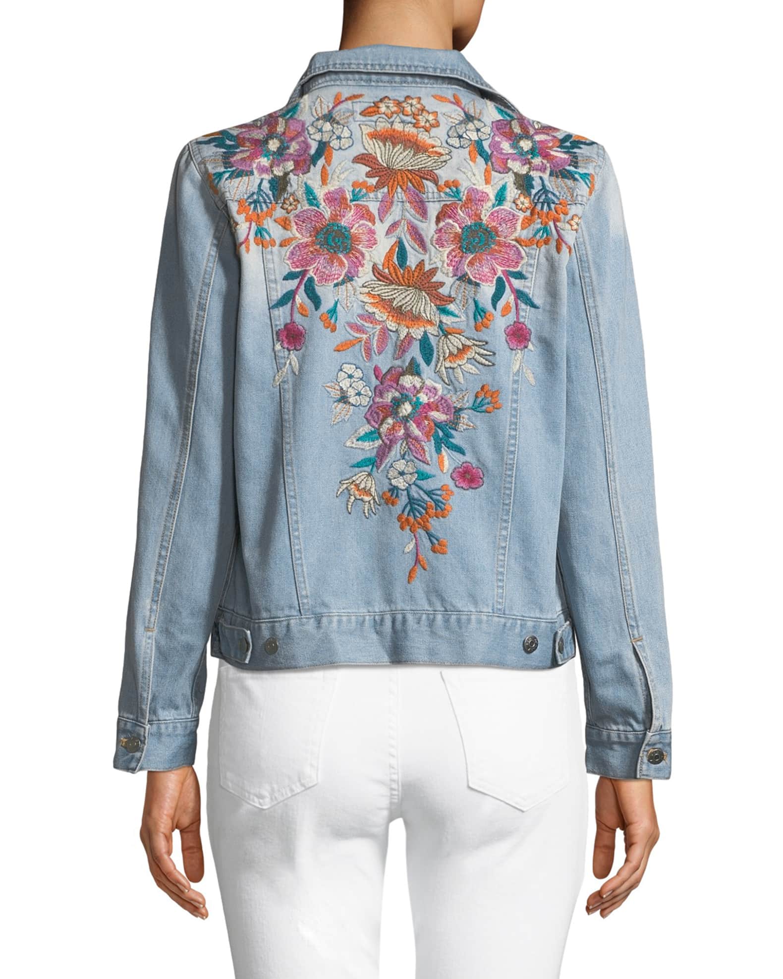 Nena Embroidered Denim Jacket and Matching Items | Neiman Marcus