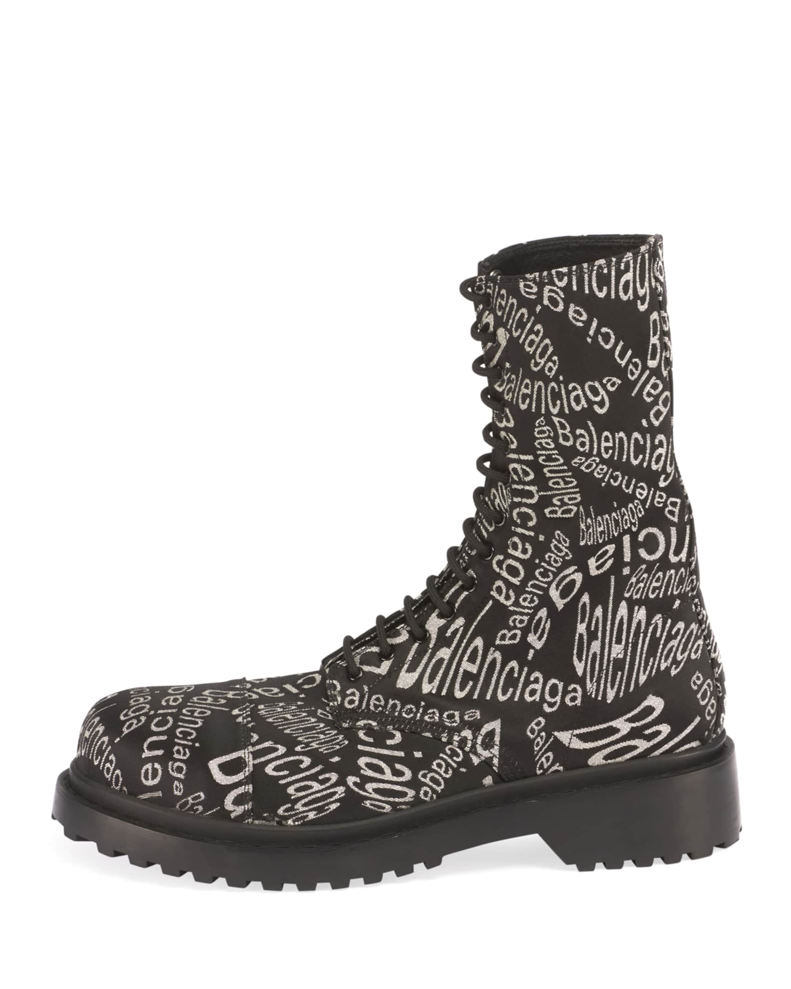 Balenciaga graffiti boots discount