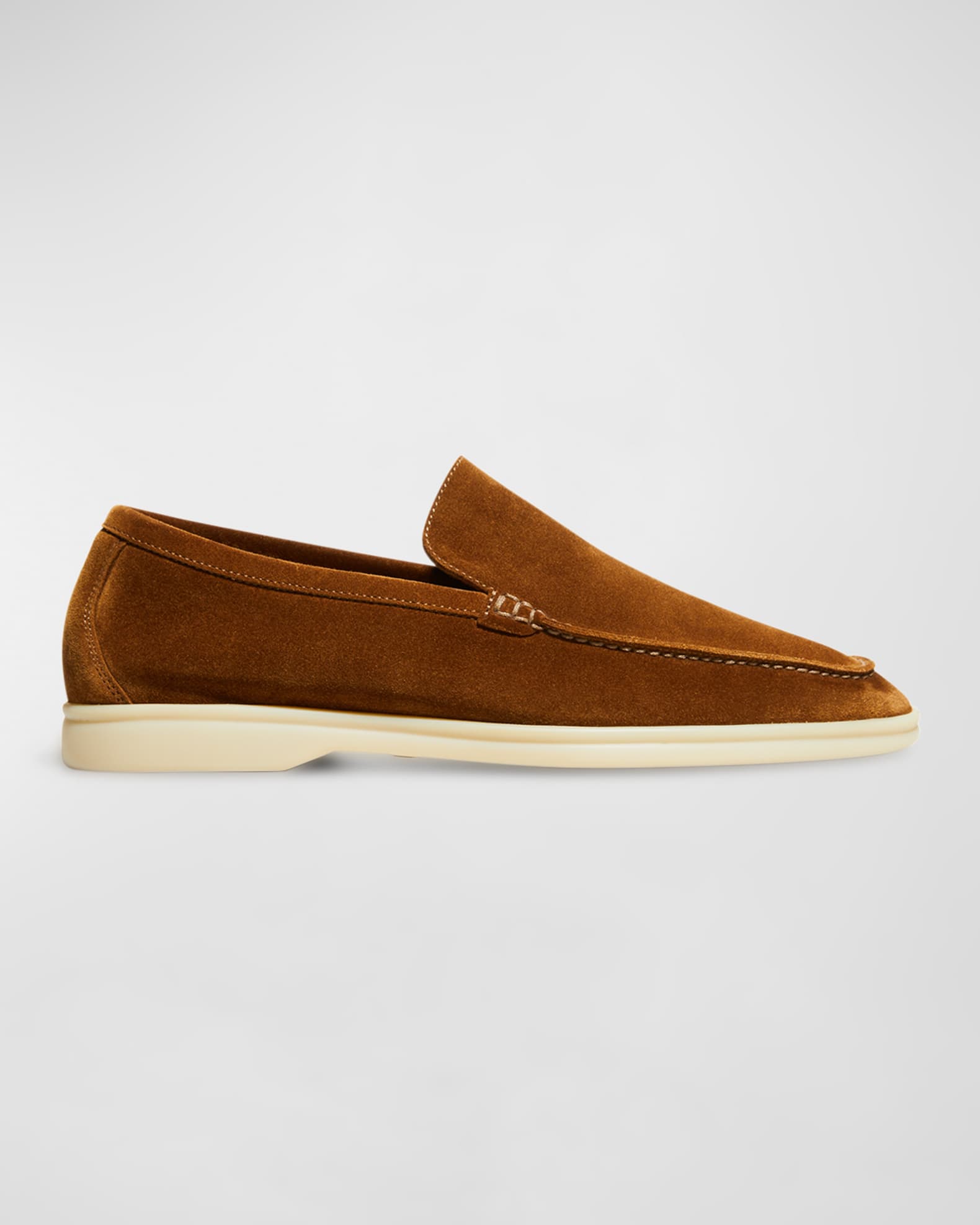 loro piana black loafers