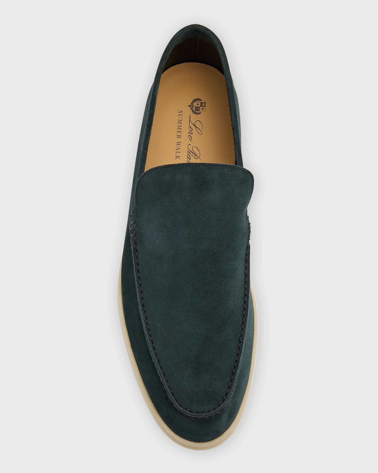 Loro Piana Men's Summer Walk Suede Loafers | Neiman Marcus