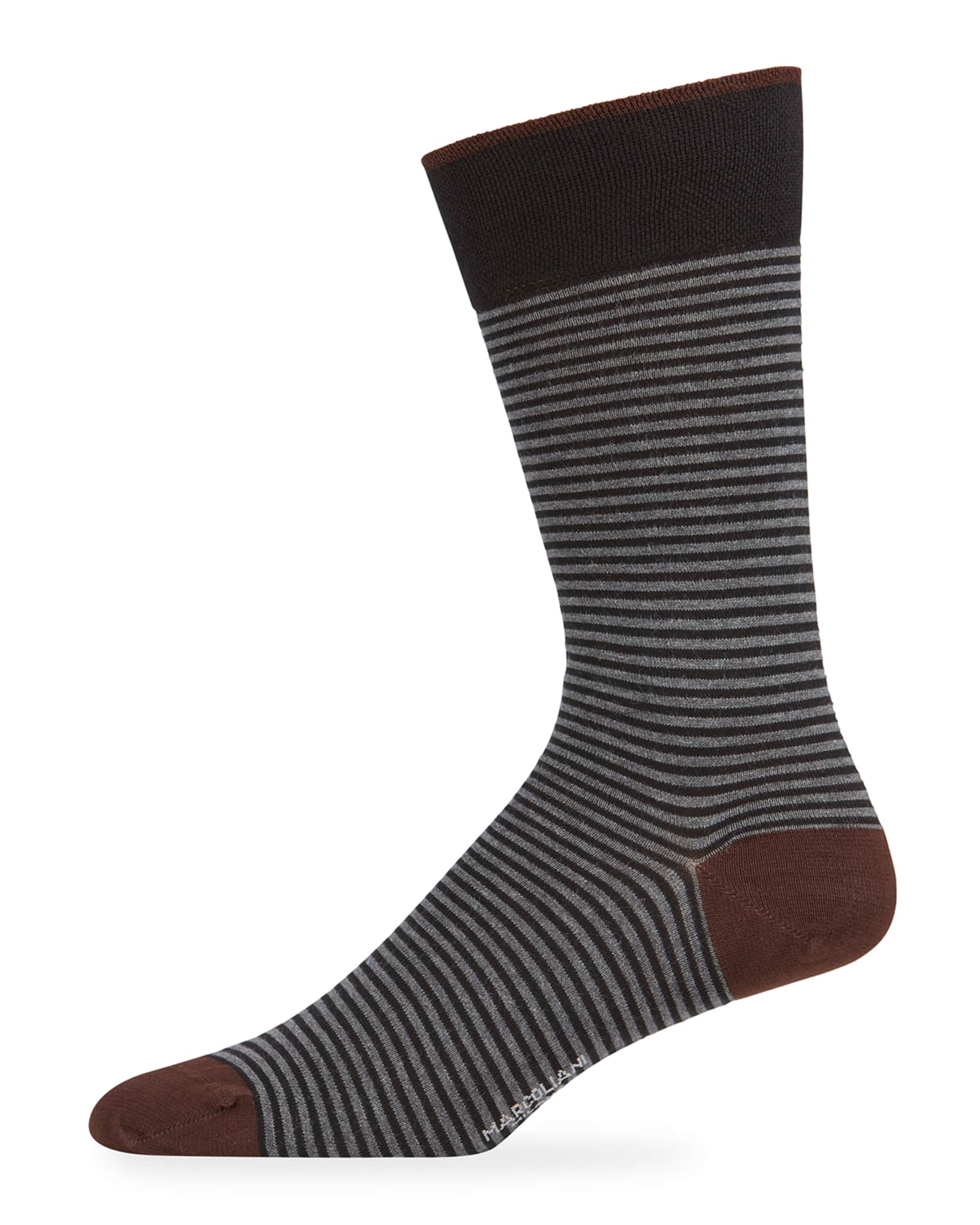 Marcoliani Men's Palio Stripe Socks | Neiman Marcus